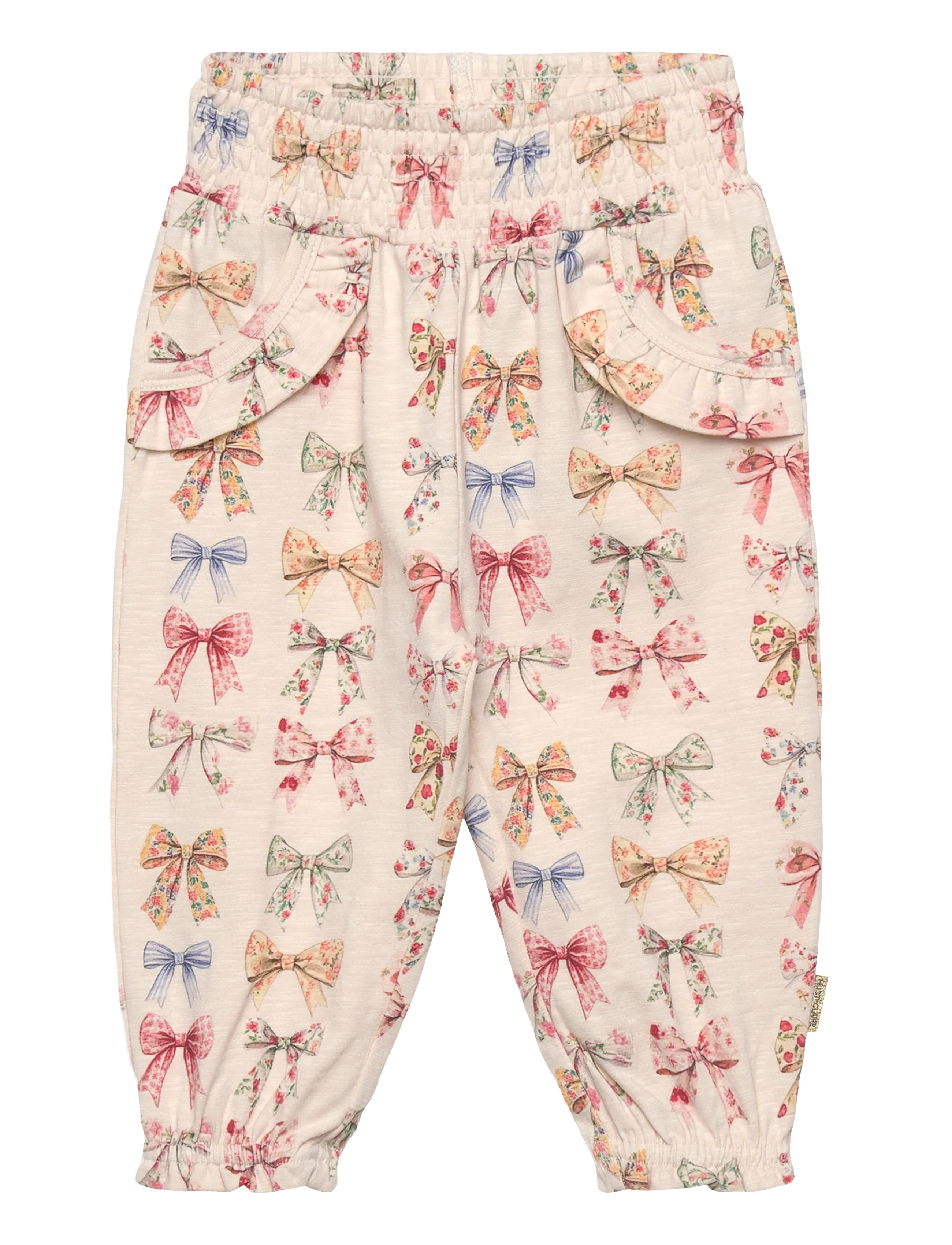 Hust & Claire HCTrine Big bows - Baby 44-92 - KIT / cream