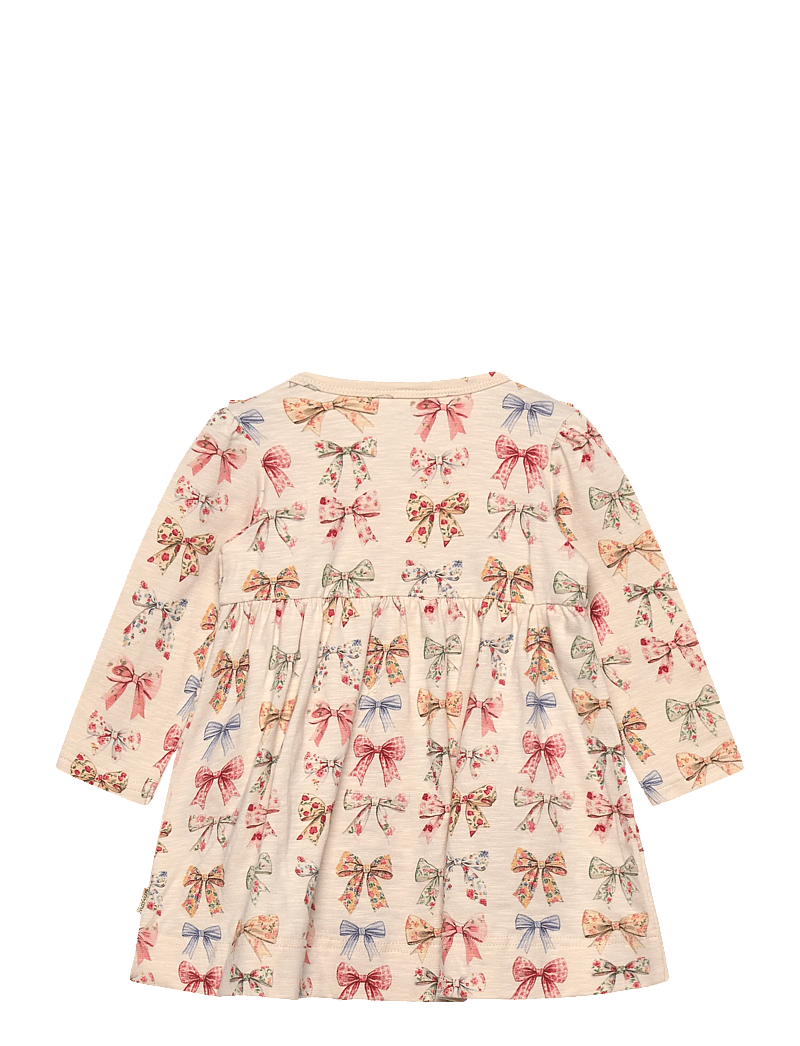 Hust & Claire - HCKristi Big bows - langærmede babykjoler - kit - 1