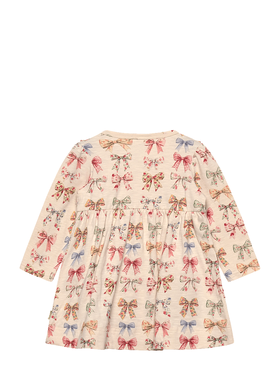 Hust & Claire - HCKristi Big bows - pikkade varrukatega beebi kleidid - kit - 1