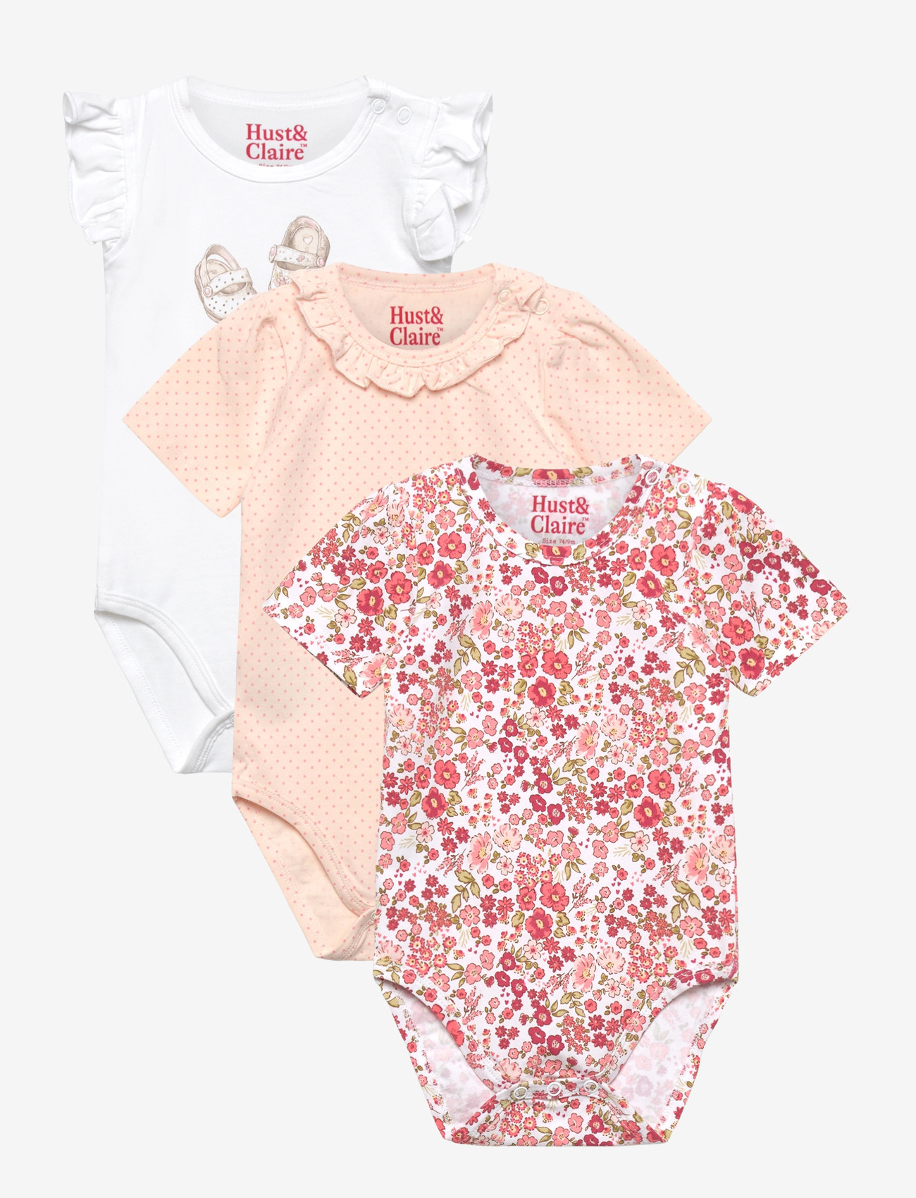 Hust & Claire - HCBella summer - kortærmede bodyer - white - 0