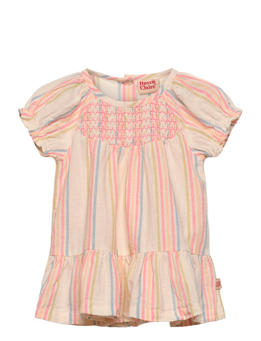 Hust & Claire - HCKatinka Hello - kurzärmelige babykleider - whisper - 0