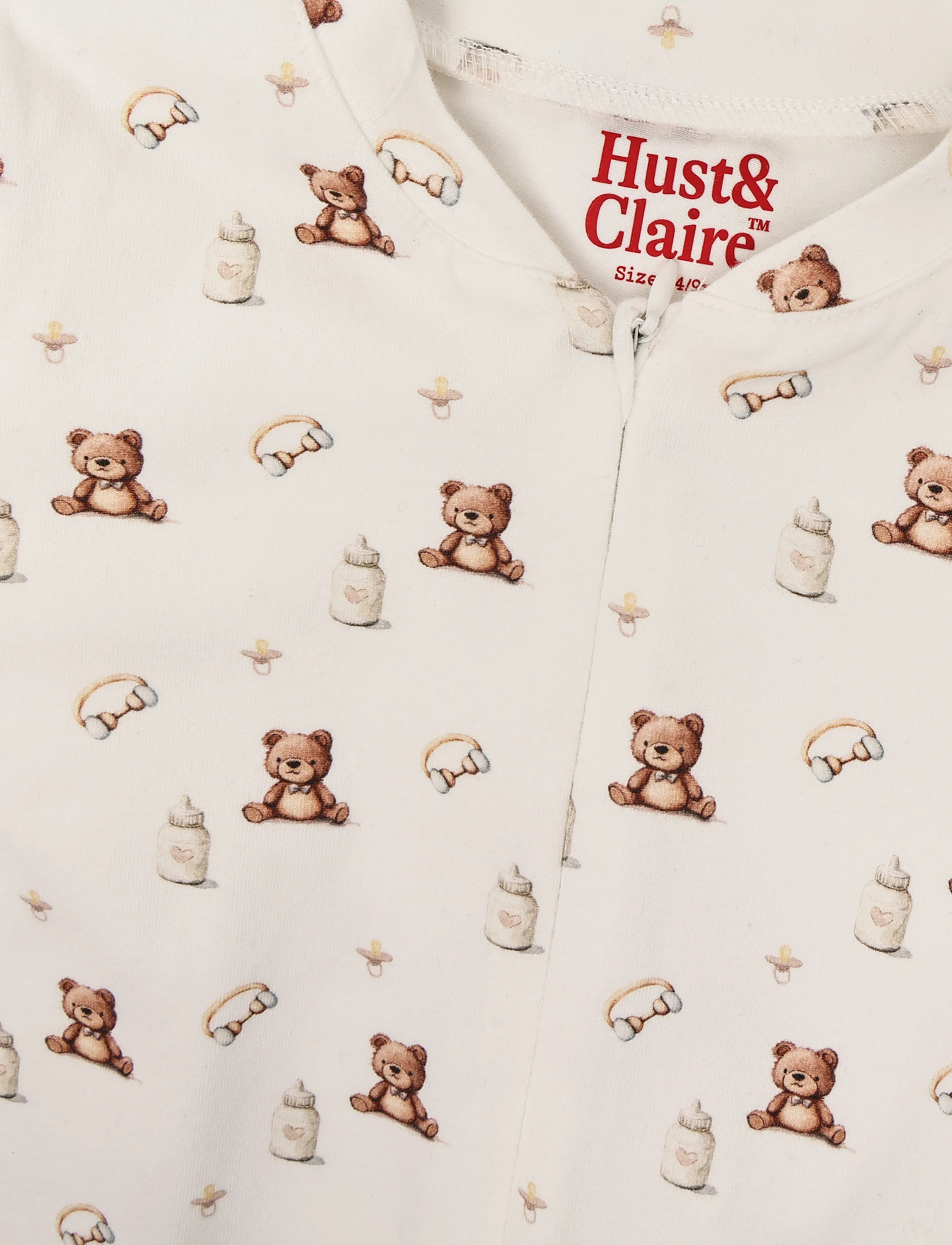 Hust & Claire - HCMich Teddy - buksedragter - ivory - 2