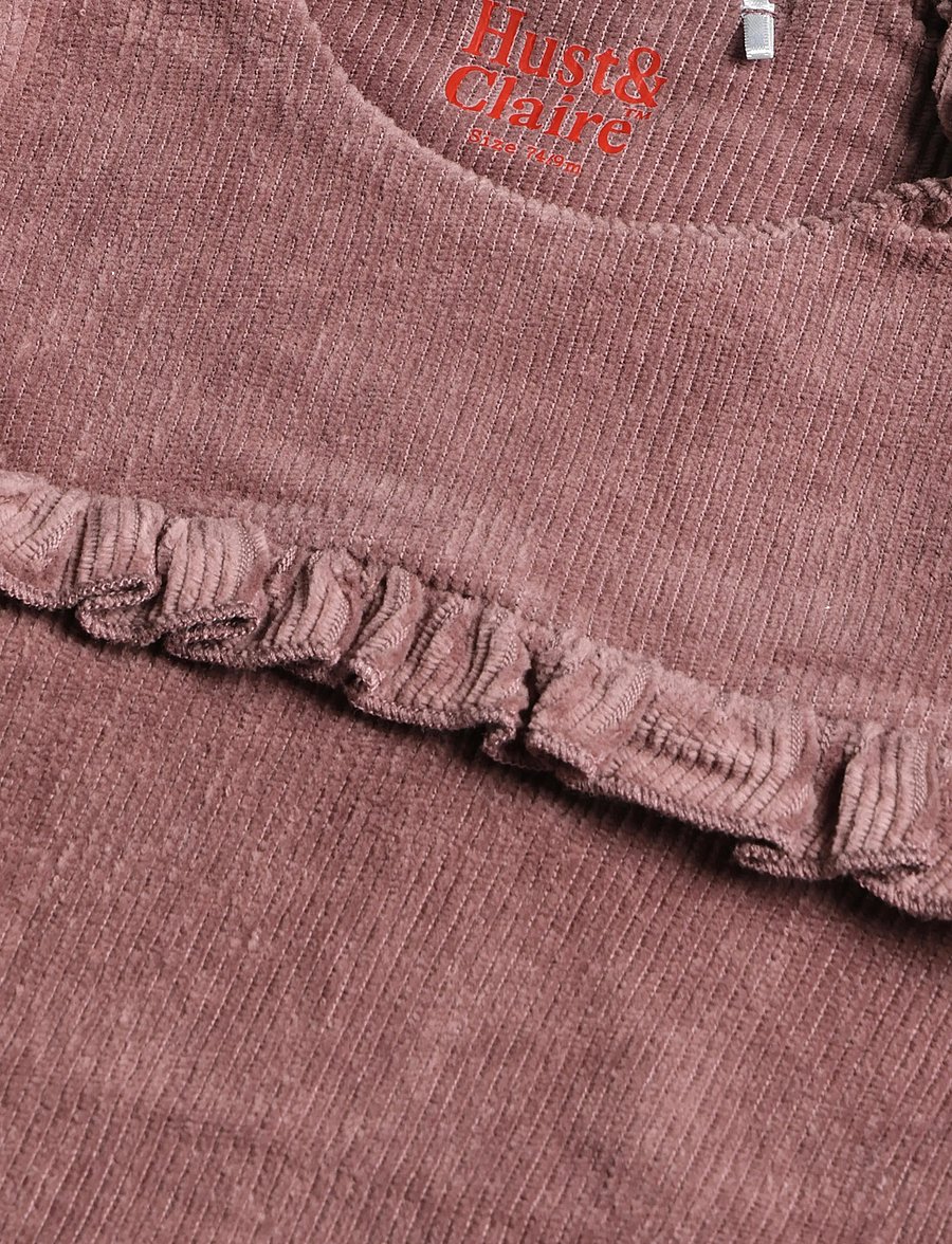 Hust & Claire - HCMem Velour - overalls - plum - 2