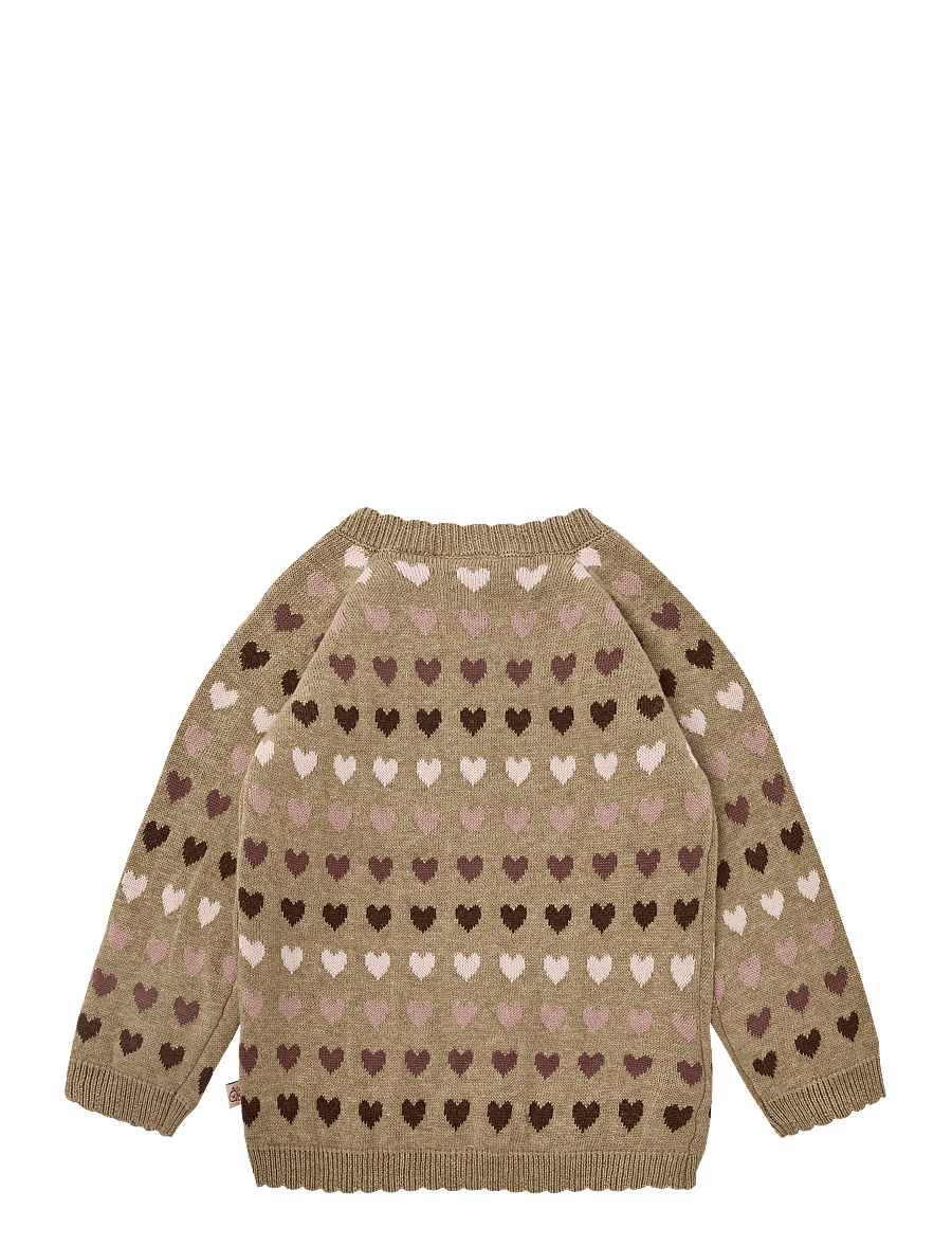 Hust & Claire - HCCall Hearts - cardigans - biscuit - 1
