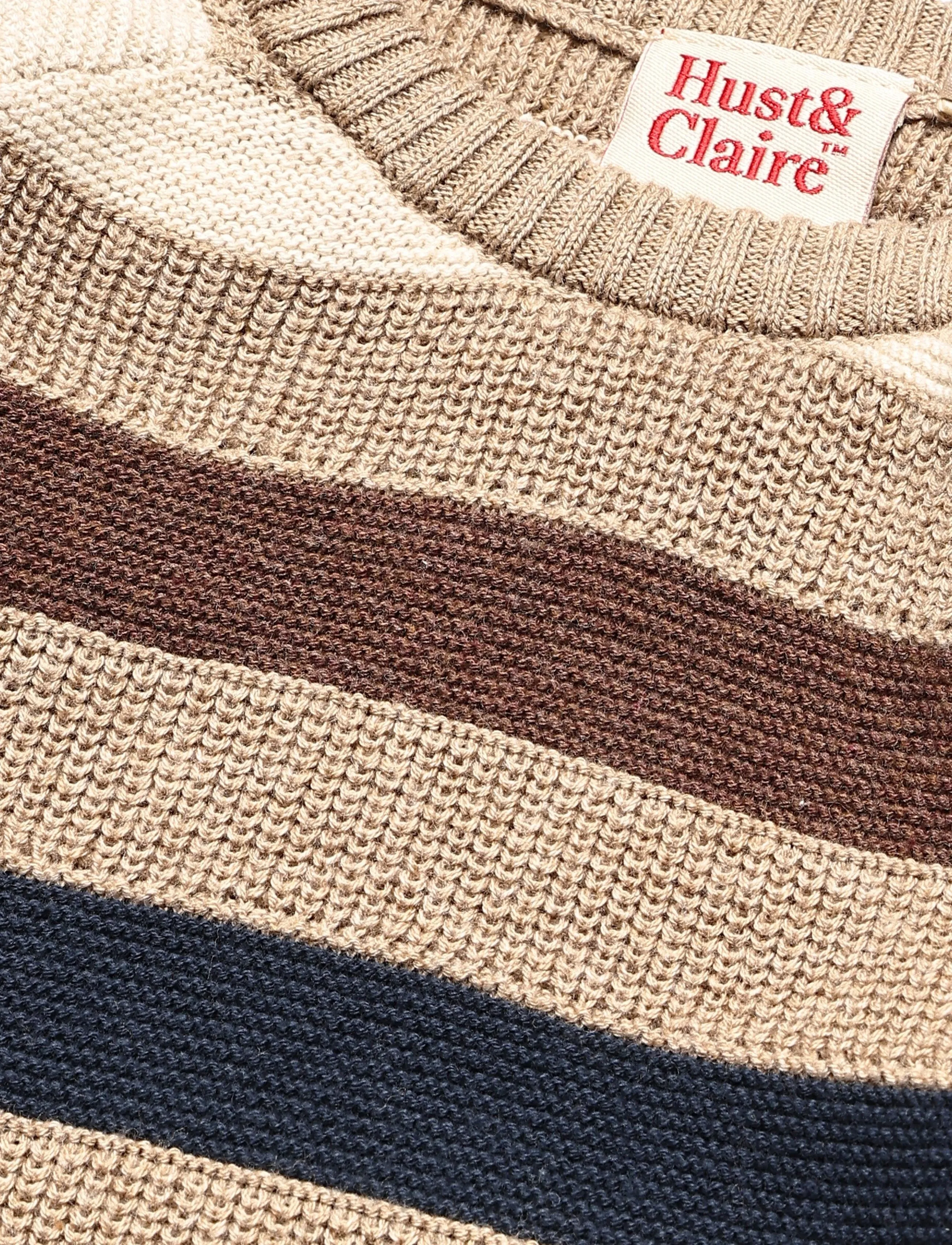 Hust & Claire - HCMill Stripe - buksedragter - biscuit - 2