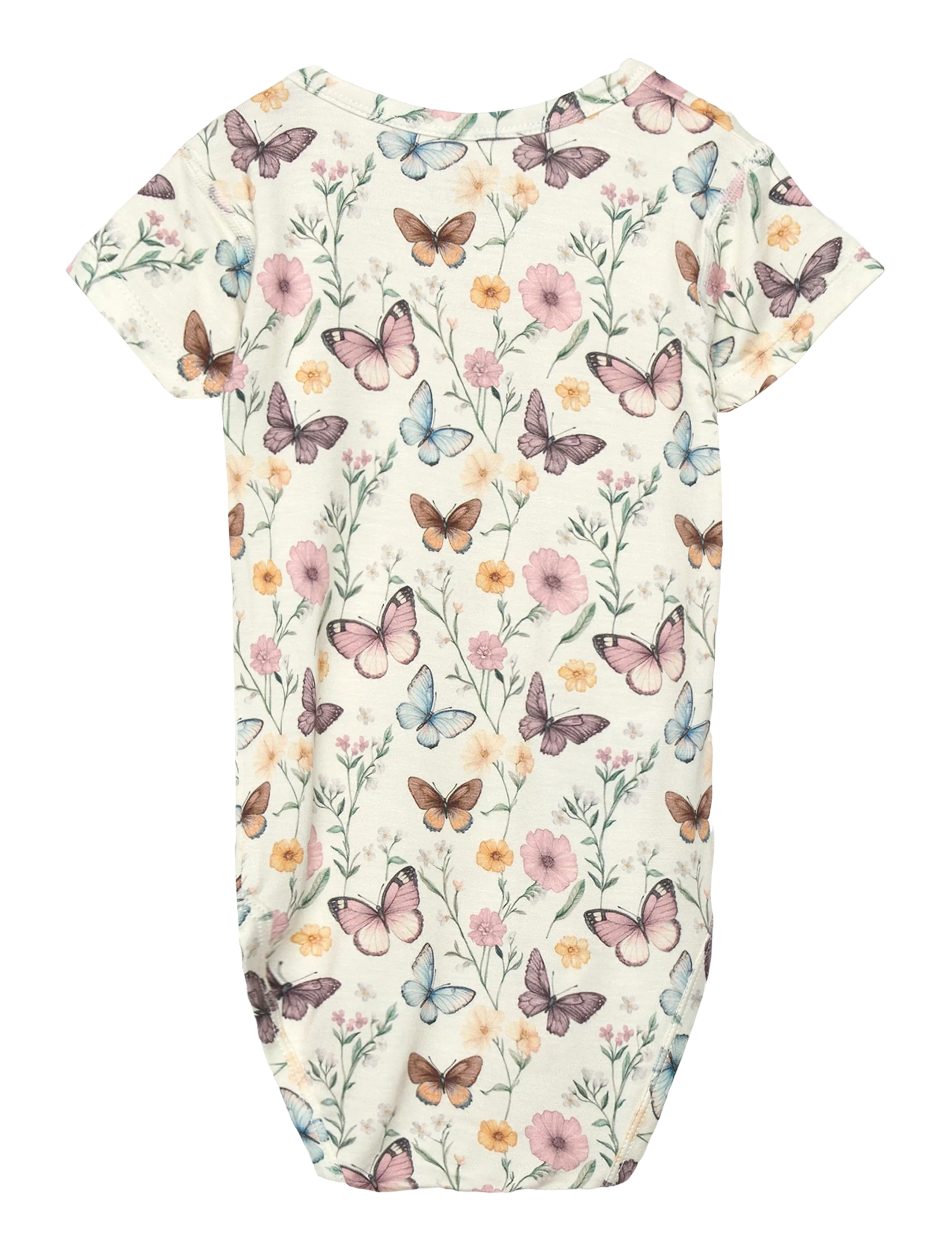 Hust & Claire - HCBuller Butterfly - kortärmade bodies - ivory - 1
