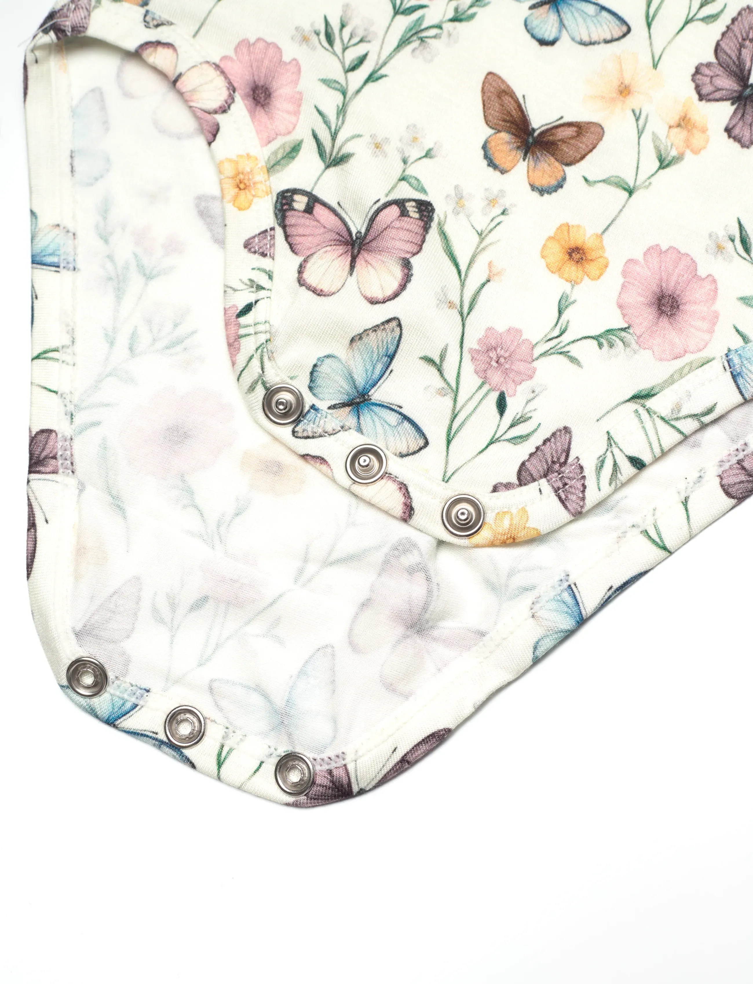 Hust & Claire - HCBuller Butterfly - kortärmade bodies - ivory - 3