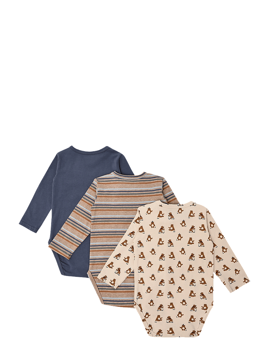 Hust & Claire - HCBertram Play - bodide multipakk - beige melange - 1