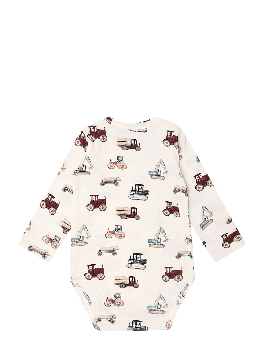 Hust & Claire - HCBuster Logging - langærmede bodyer - ivory - 1