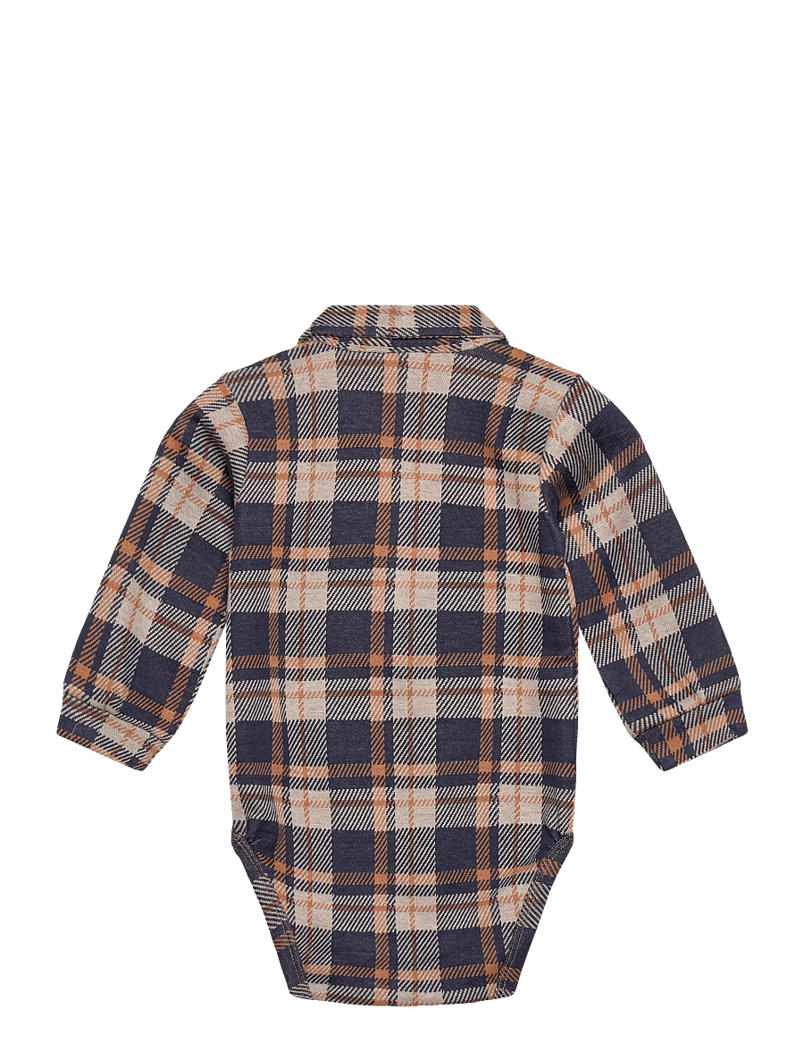 Hust & Claire - HCBoye Lumberjack - pikkade varrukatega bodid - blues - 1