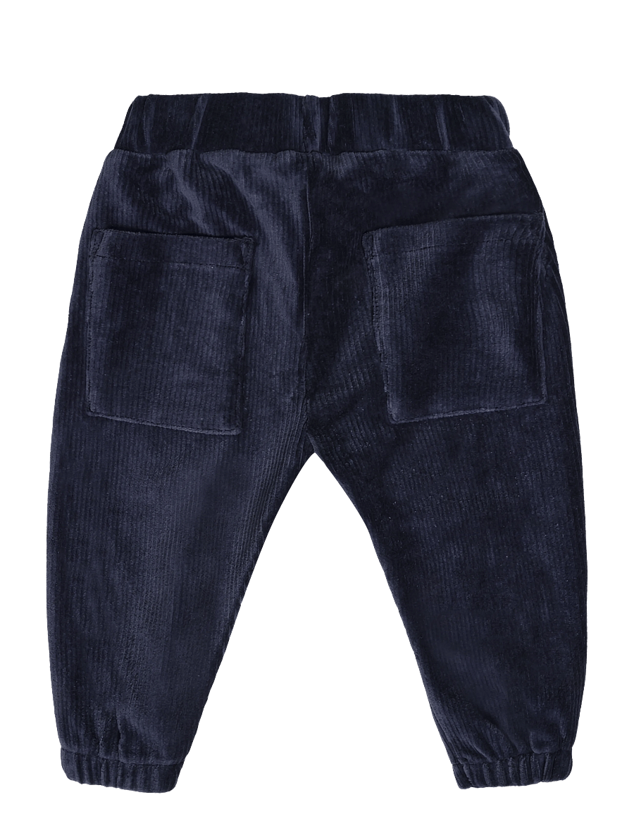 Hust & Claire - HCGus Ribbed velour - jogginghosen - blues - 1