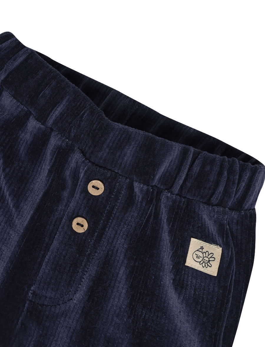 Hust & Claire - HCGus Ribbed velour - jogginghosen - blues - 2