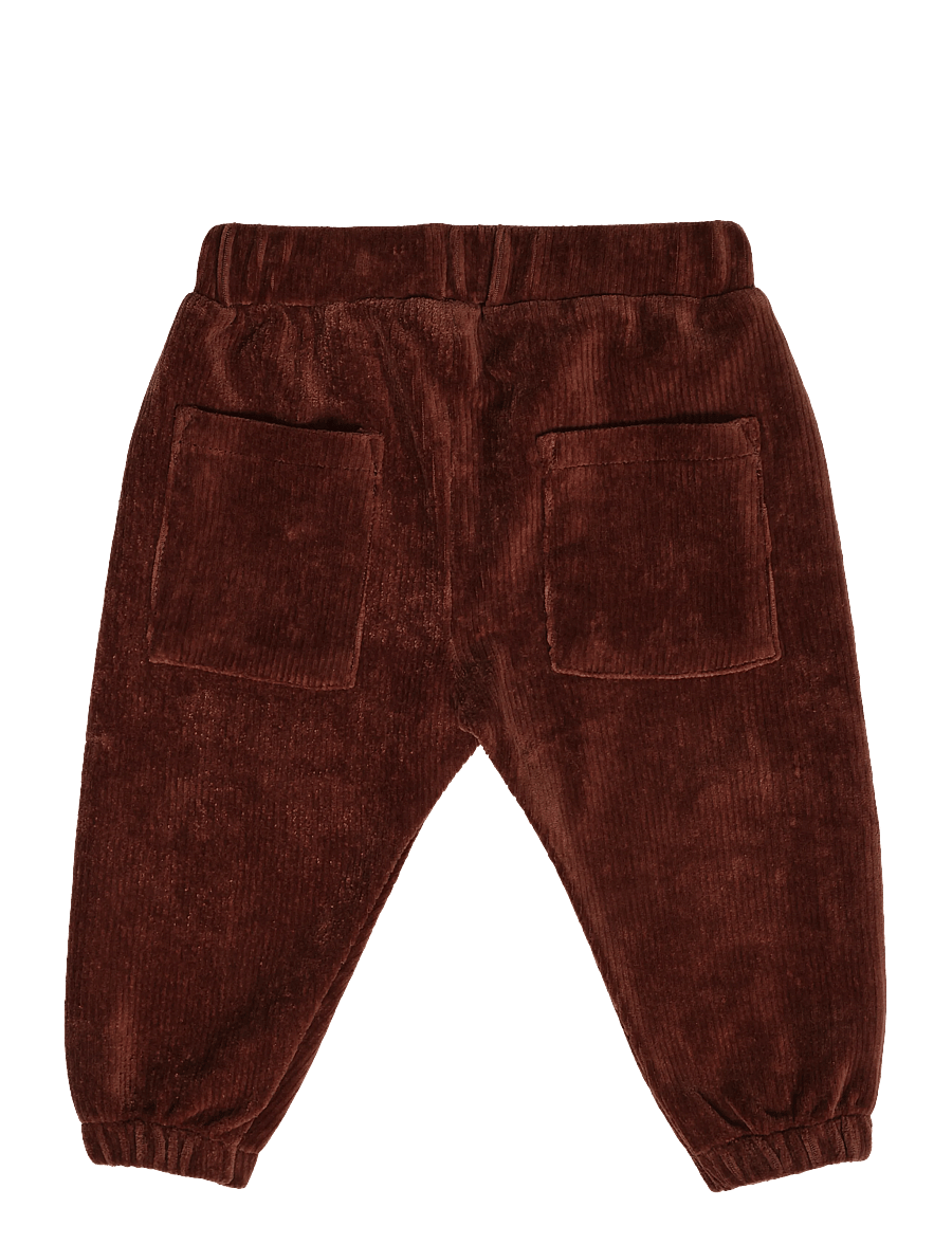 Hust & Claire - HCGus Ribbed velour - jogginghosen - soil - 1