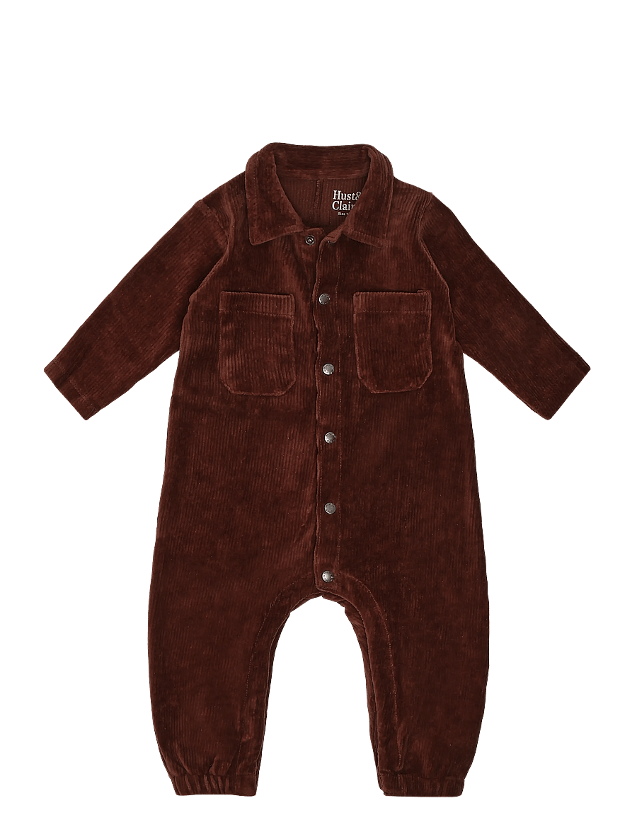 Hust & Claire - HCMars Ribbed velour - soil - 0