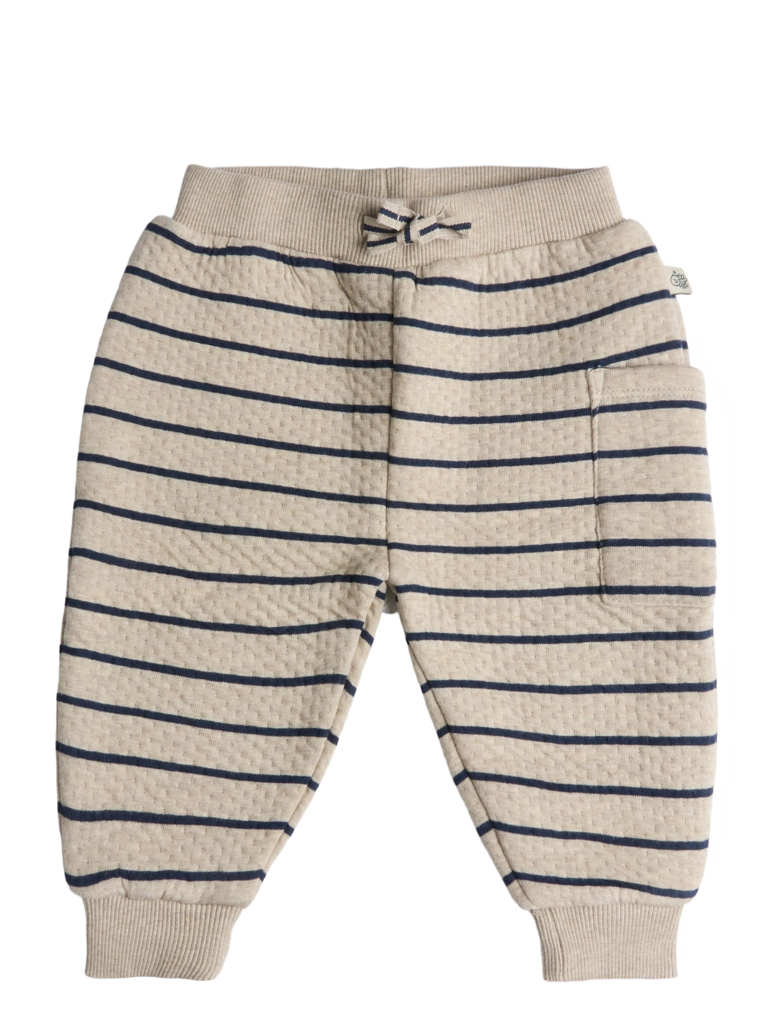 Hust & Claire HCGordon Striped - Mjukisbyxor - BISCUIT / beige