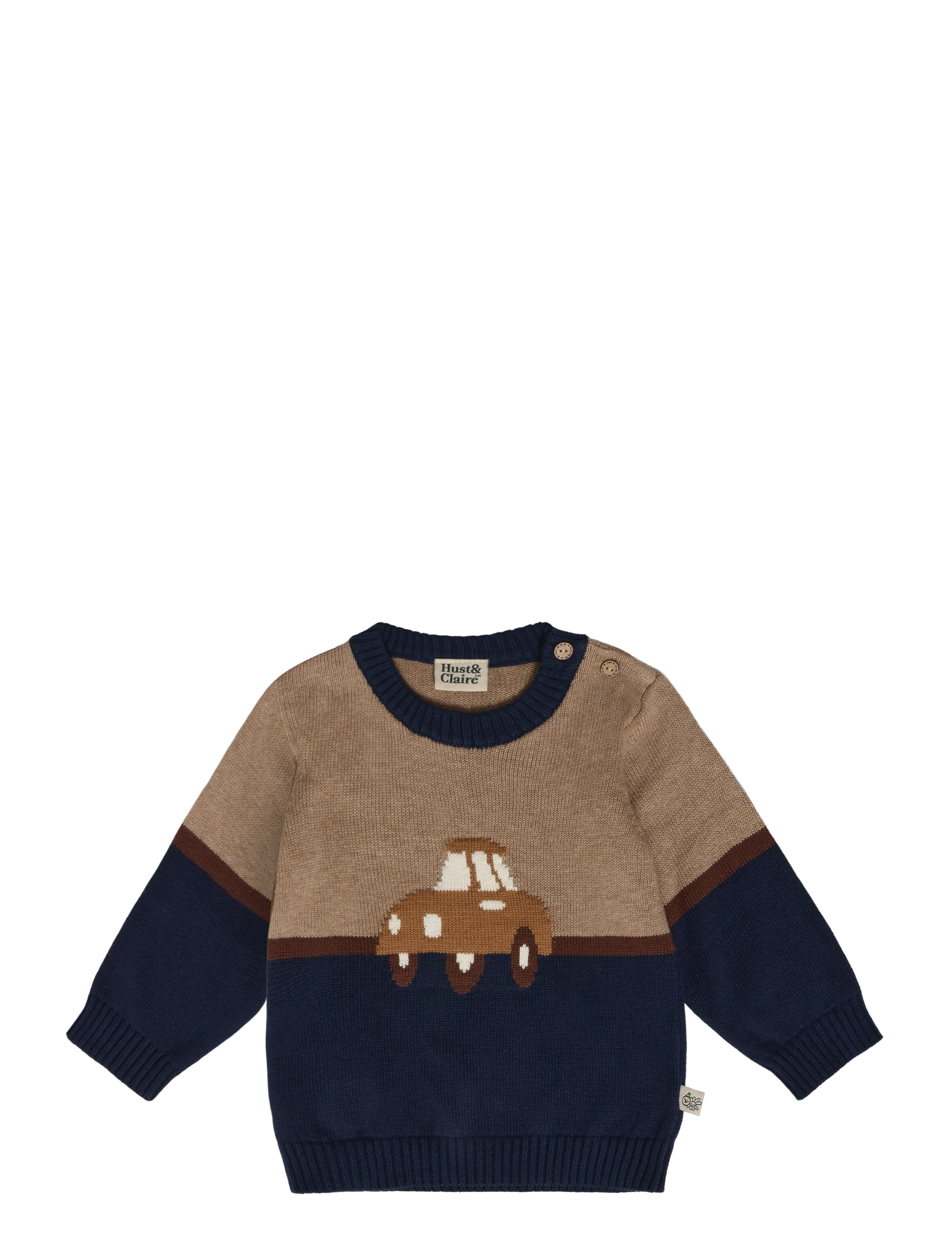 Hust & Claire HCPilou Old Car - Pullover - BLUES / navy