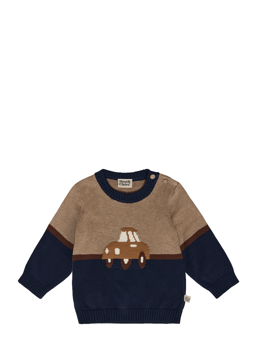 Hust & Claire - HCPilou Old Car - pullover - blues - 0