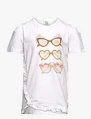 Hust & Claire - Artina - kortärmade t-shirts - white - 0
