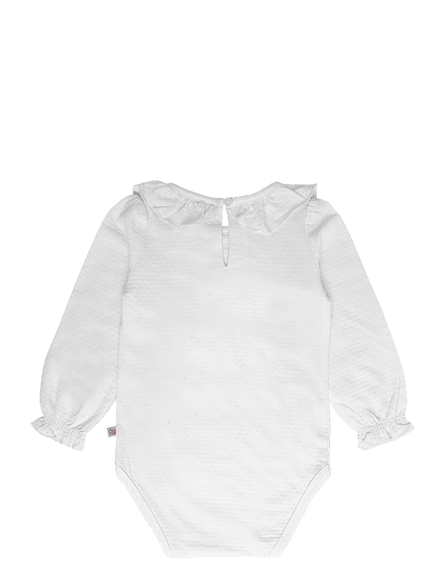 Hust & Claire - HCBritt frill - langärmelige bodys - ivory - 1