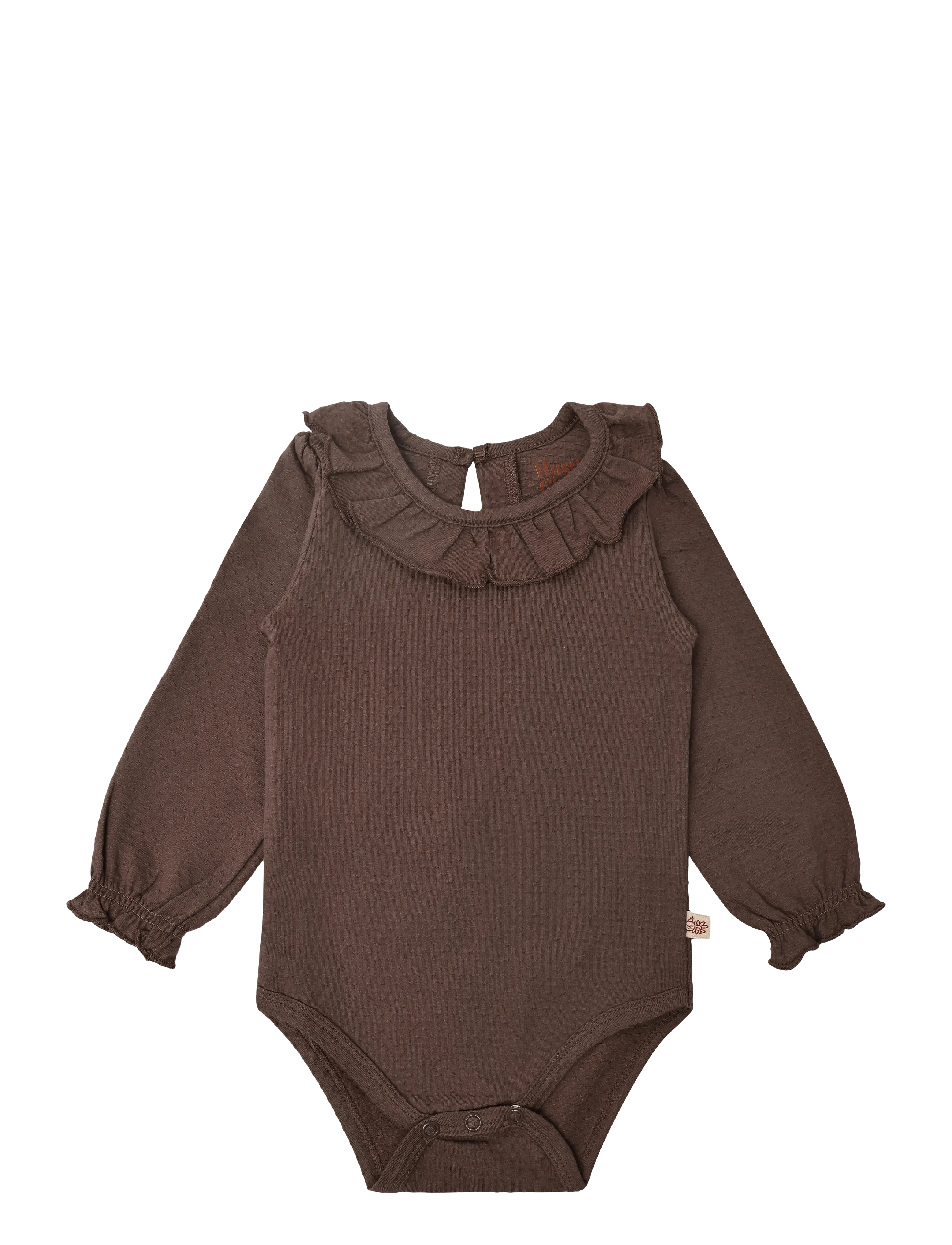 Hust & Claire Hcbritt Frill, 74, Burgundy, Bodys > Langærmede, Børn