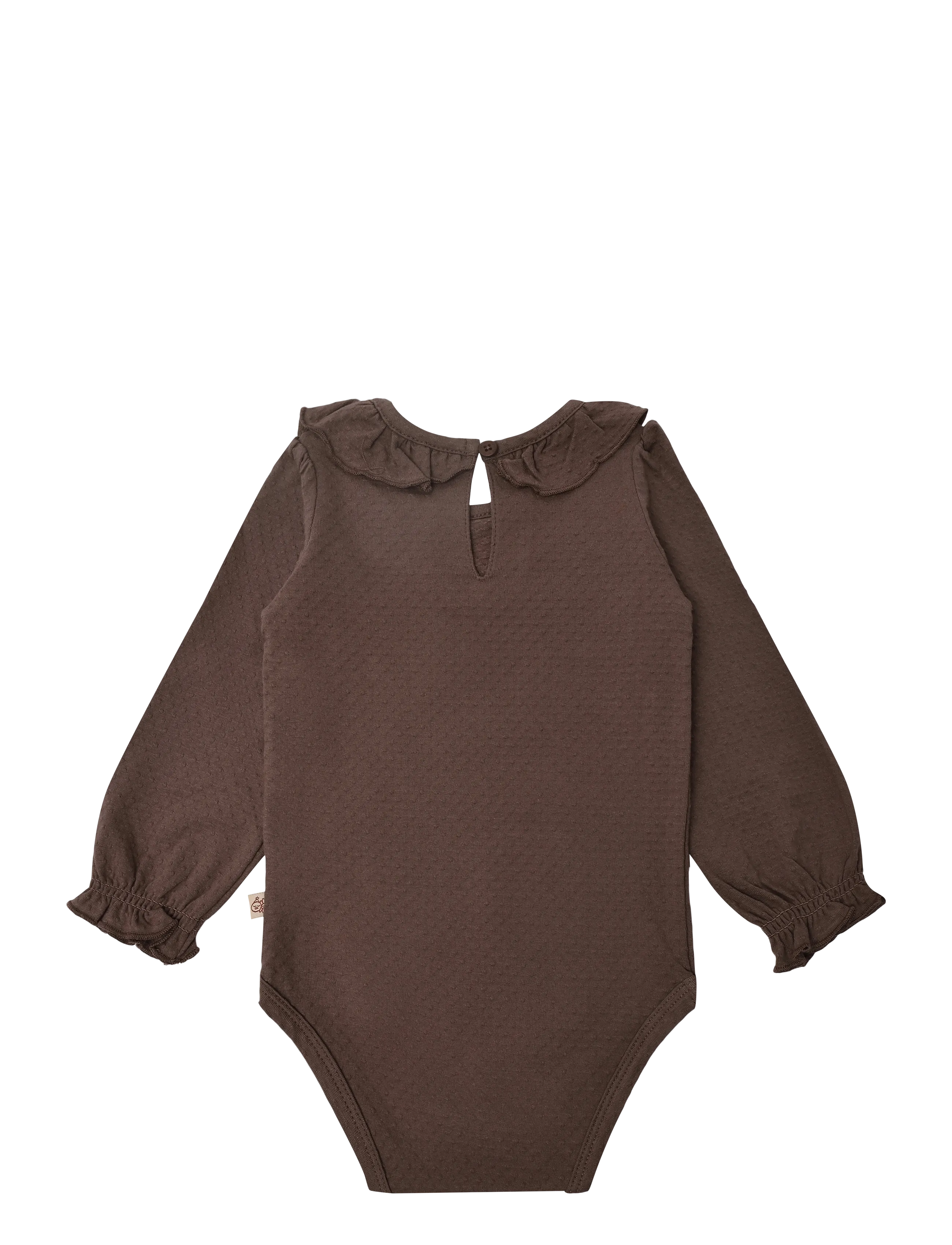 Hust & Claire - HCBritt frill - langærmede bodyer - plum - 1