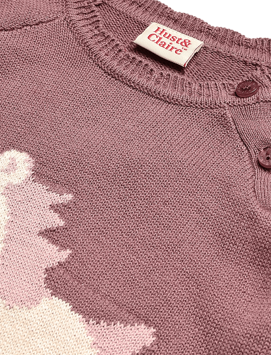 Hust & Claire - HCPusle Magic - trøjer - plum - 2