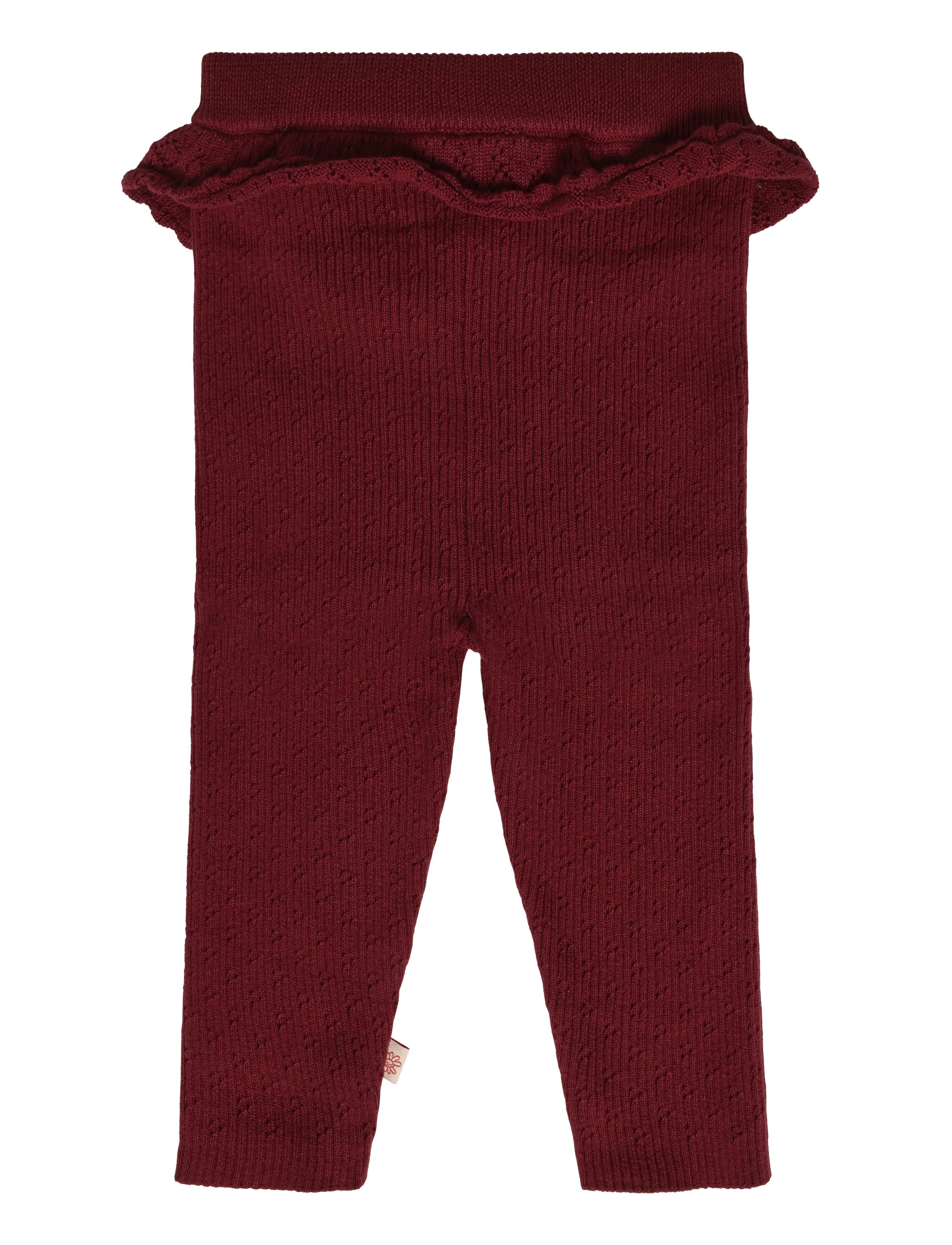 Hust & Claire - HCLisa knit rib - leggings - maroon - 1