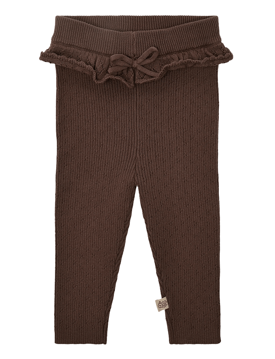 Hust & Claire - HCLisa knit rib - leggings - plum - 0