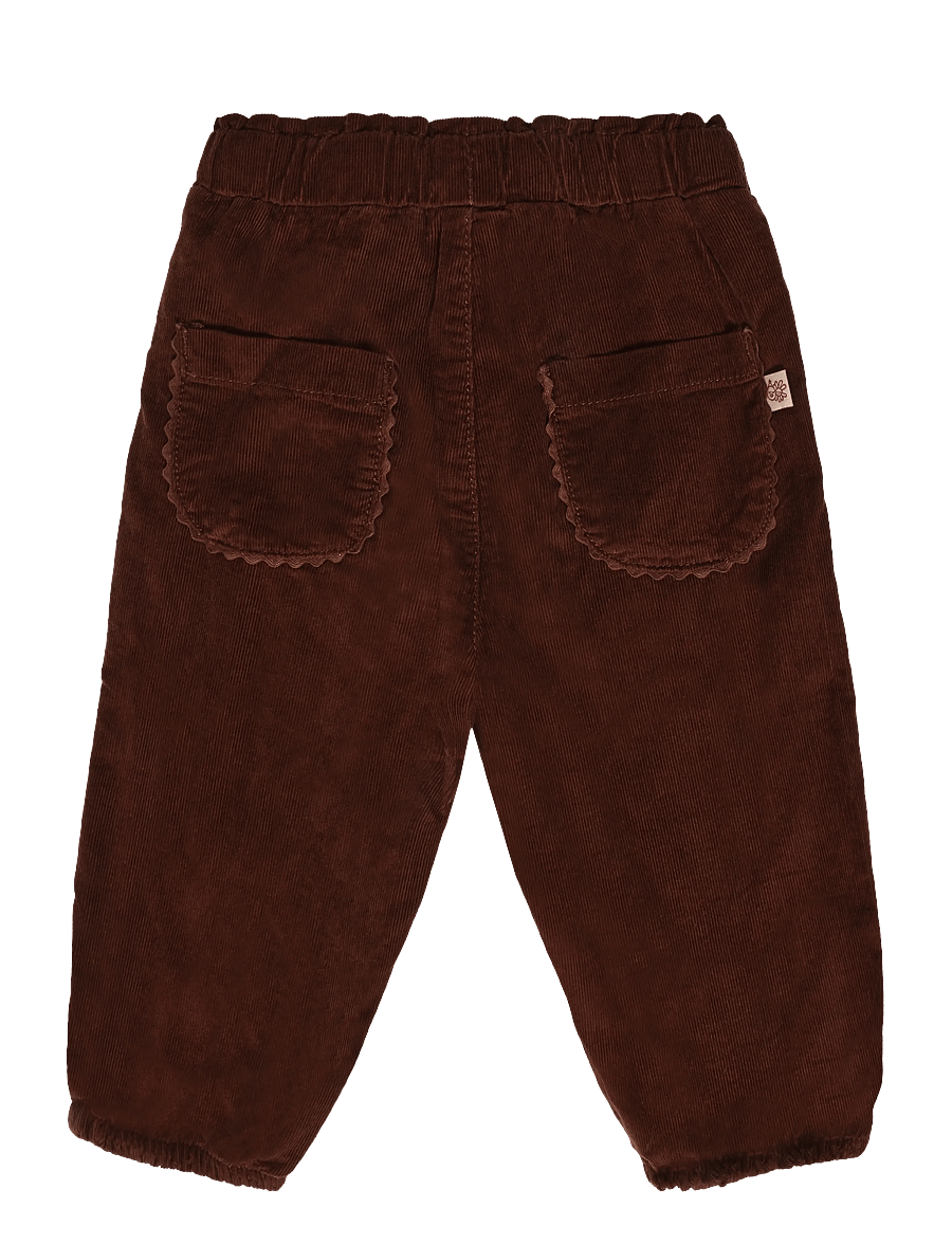 Hust & Claire - HCTrine Corduroy - beebipüksid - soil - 1