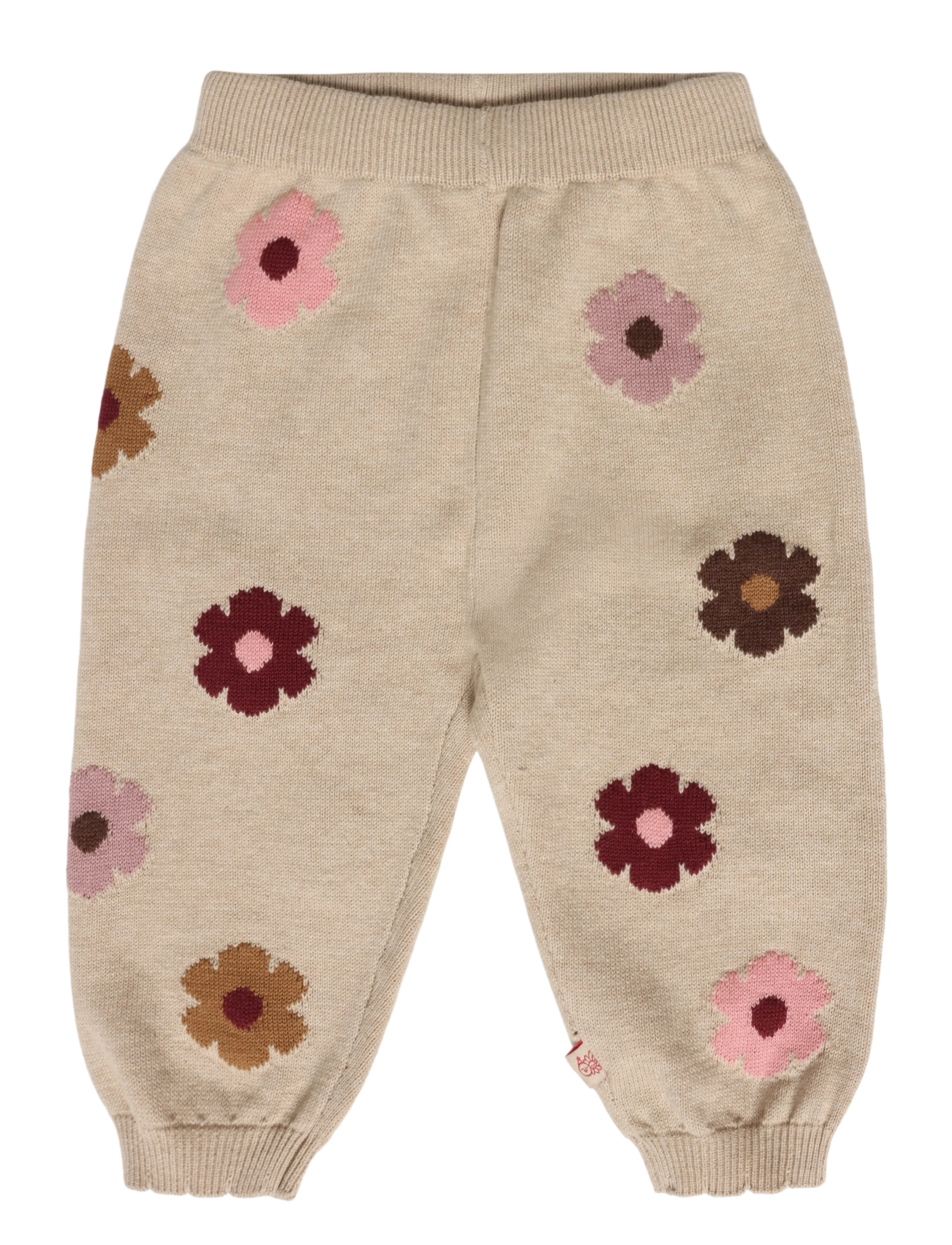 Hust & Claire Hclisa Flower, Kinder, Gestrickte Geblümte Babyhose, Beige, Gr.62