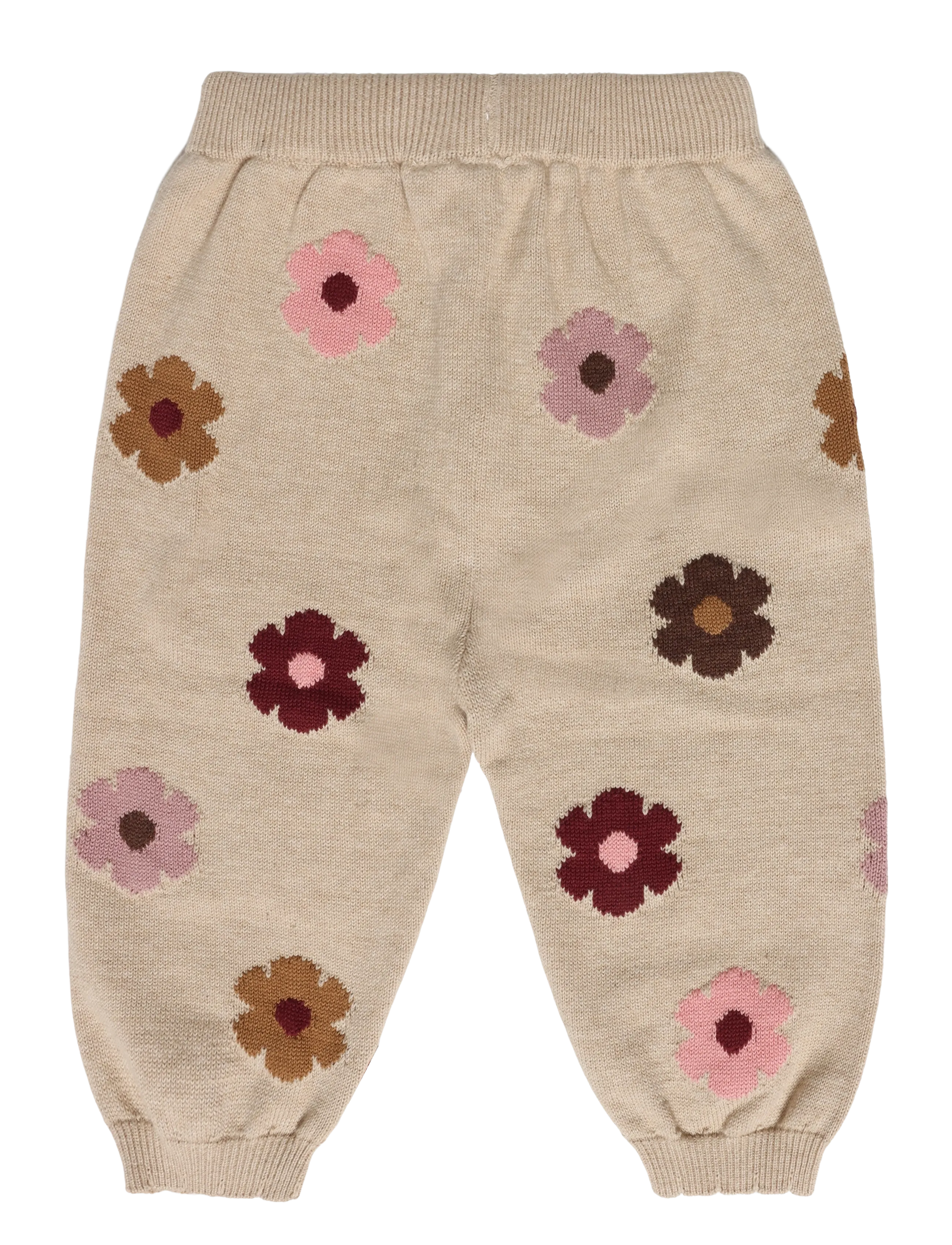 Hust & Claire - HCLisa Flower - dressipüksid - old beige melange - 1