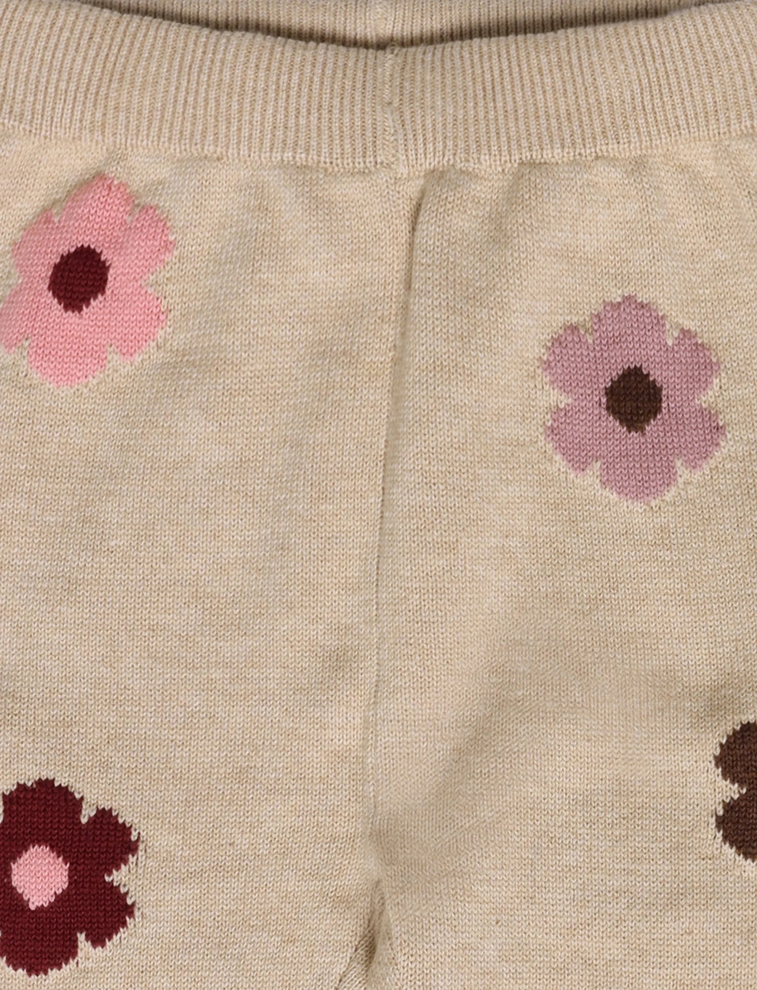 Hust & Claire - HCLisa Flower - dressipüksid - old beige melange - 2