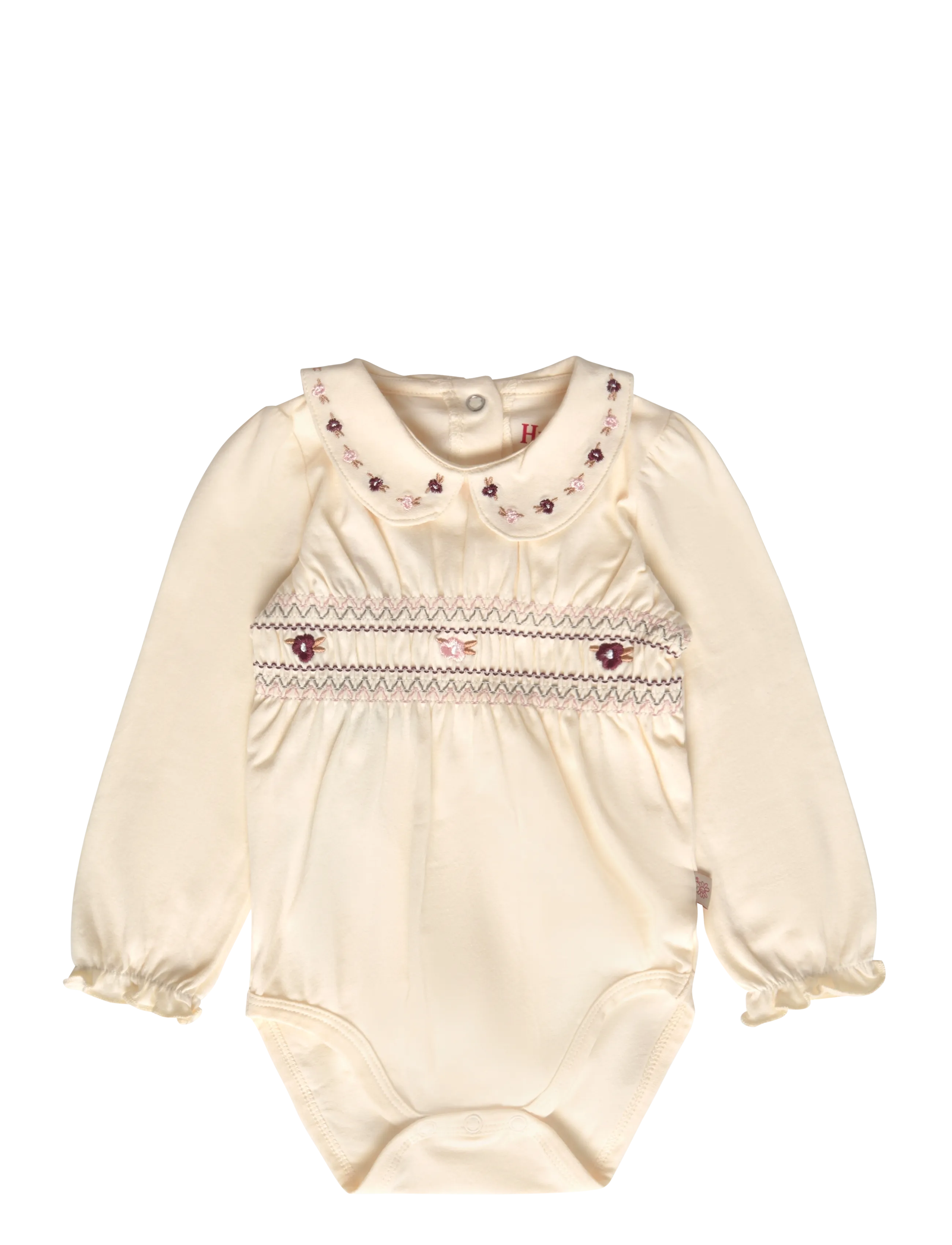 Hust & Claire HCBritt smock - Långärmade bodies - OFF WHITE / cream
