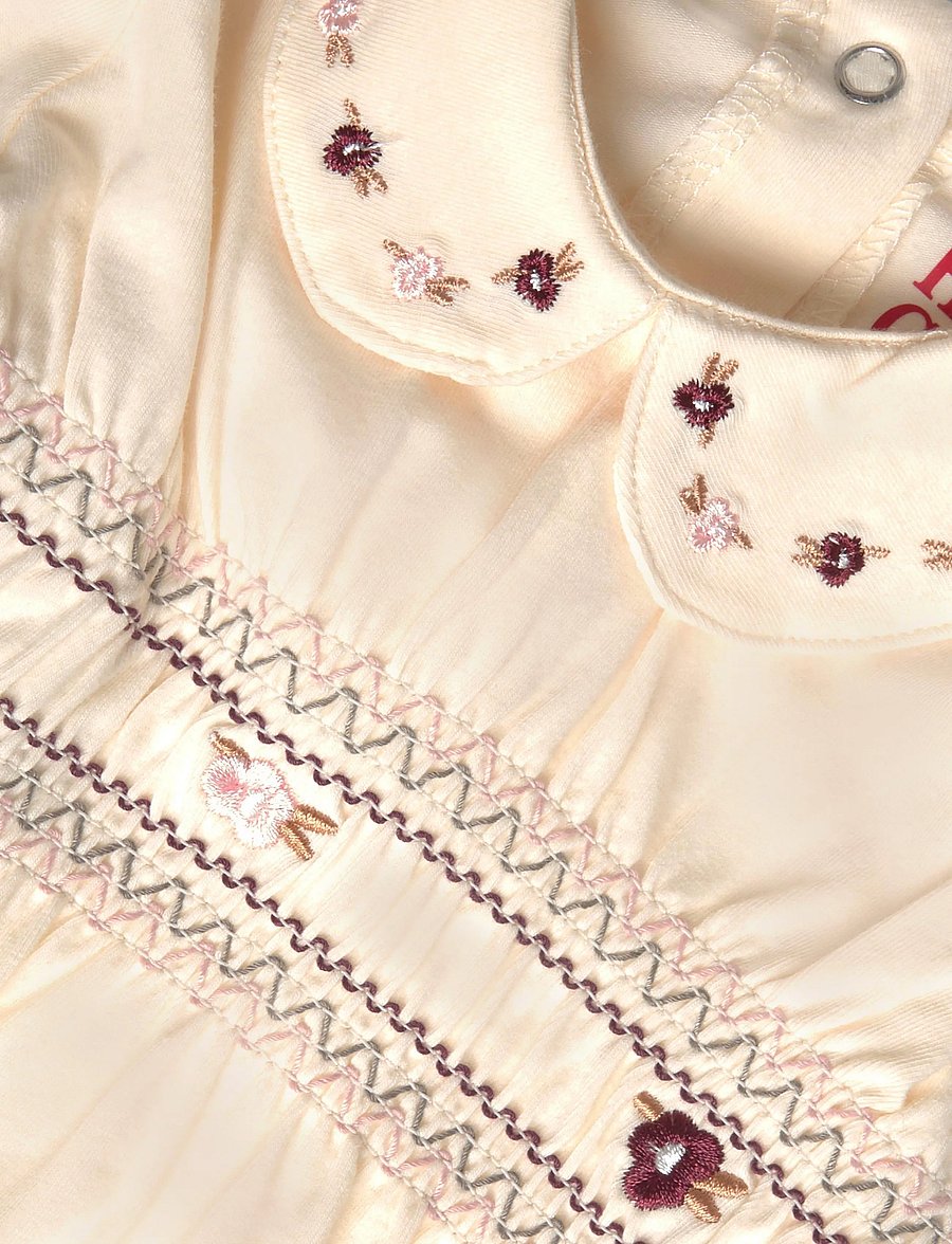 Hust & Claire - HCBritt smock - långärmade bodies - off white - 2