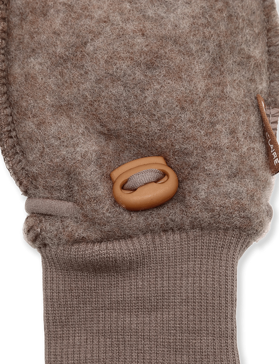 Hust & Claire - HCFerri Glove Wool - handskar - deer melange - 2