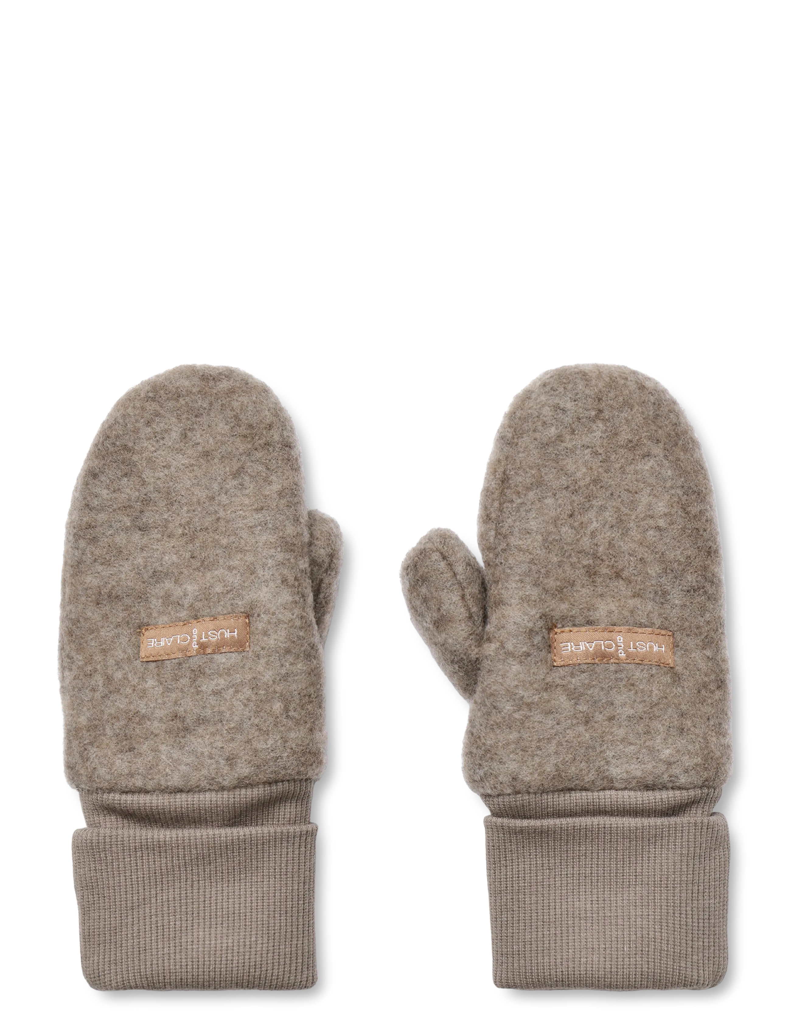 Hust & Claire HCFelix Glove Wool - Handskar - DEER MELANGE / beige