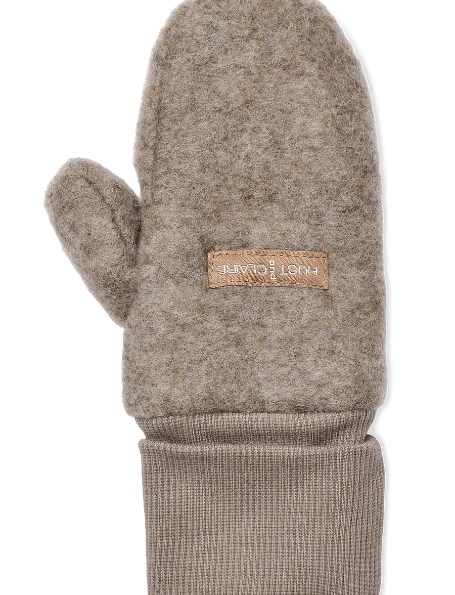 Hust & Claire - HCFelix Glove Wool - handskar - deer melange - 2