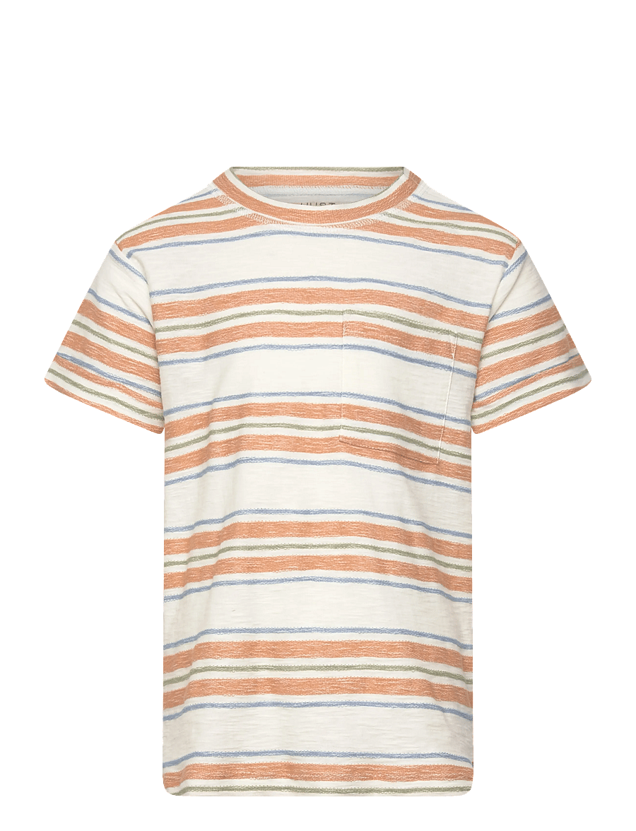 Hust & Claire - HCAnton Loop Stripe - kurzärmelige - ivory - 0