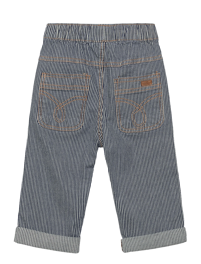 Hust & Claire - HCJean Yd stripe - loose jeans - blue denim - 1