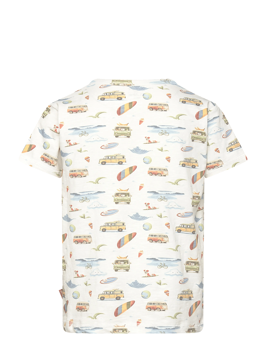 Hust & Claire - HCAugust Excursion - short-sleeved t-shirts - ivory - 1