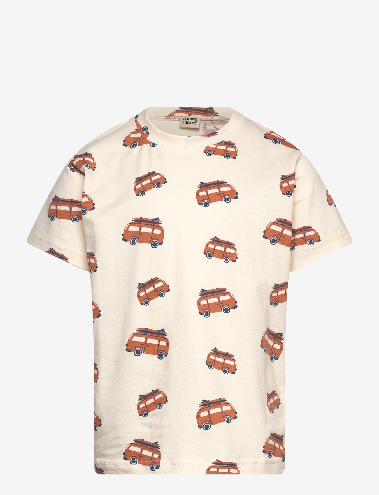 Hust & Claire - HCAnton Van - short-sleeved t-shirts - sandshell - 0