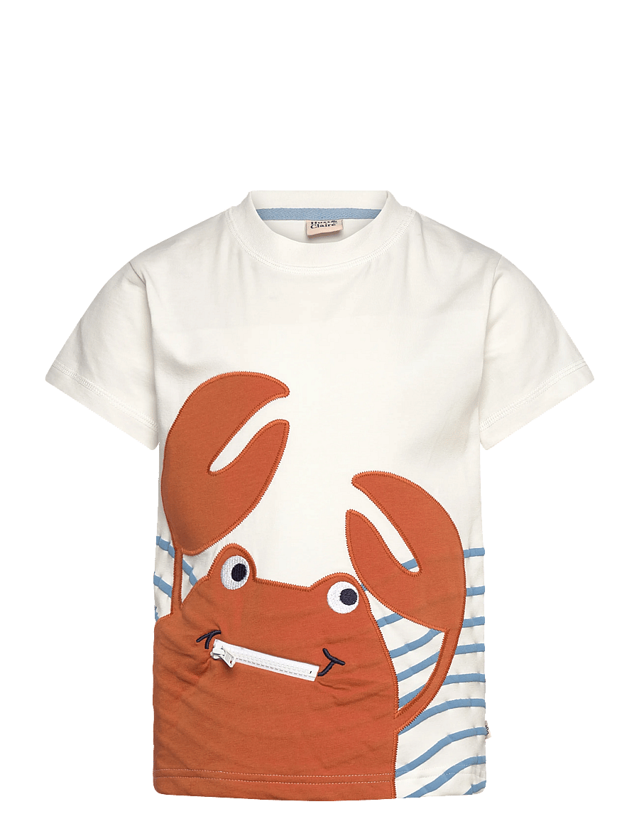 Hust & Claire - HCAnton Crab - kortermede t-skjorter - ivory - 0