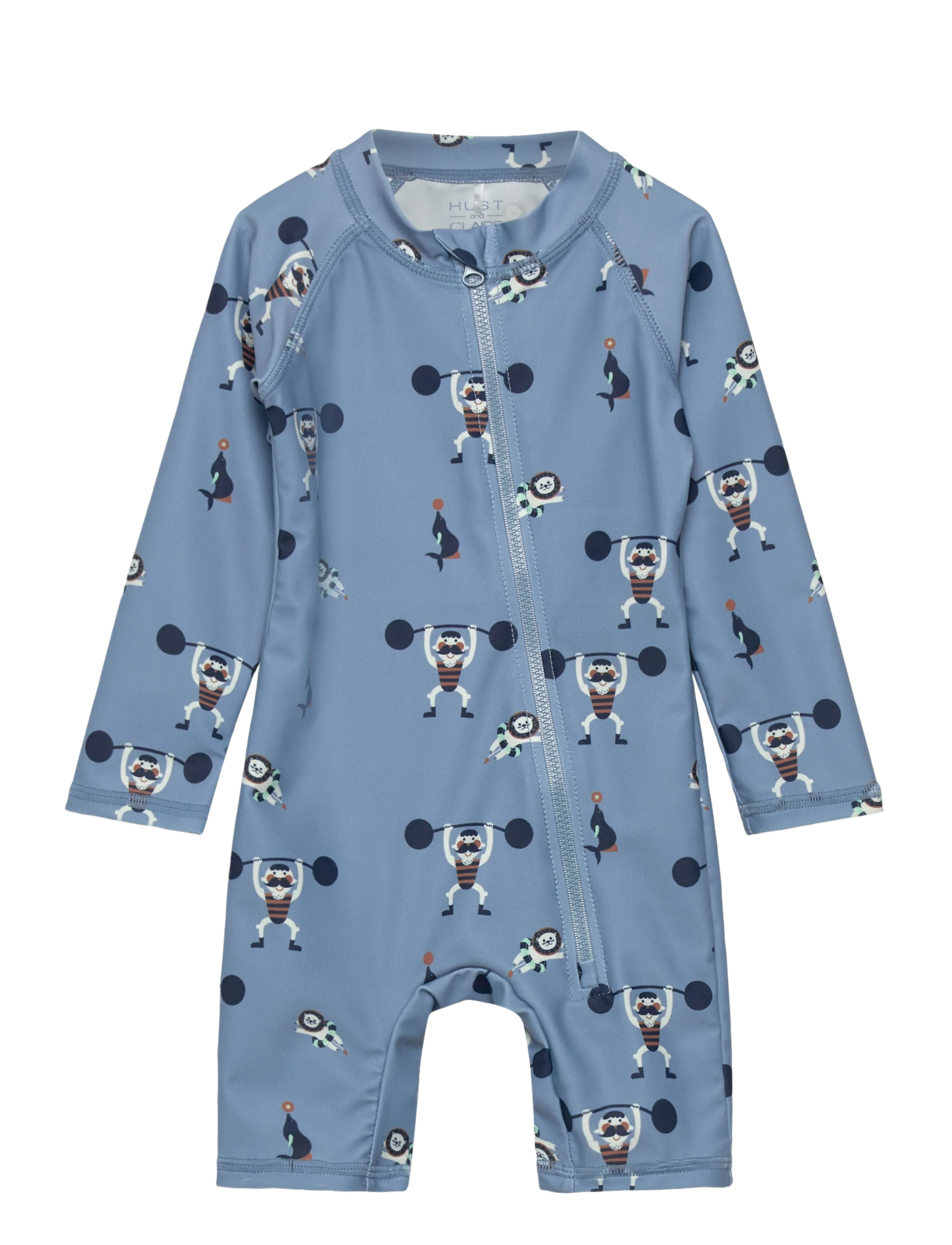 Hust & Claire Hcmalaz Boy, 110/116, Bademode, Blau - Swimsuits, Kinder