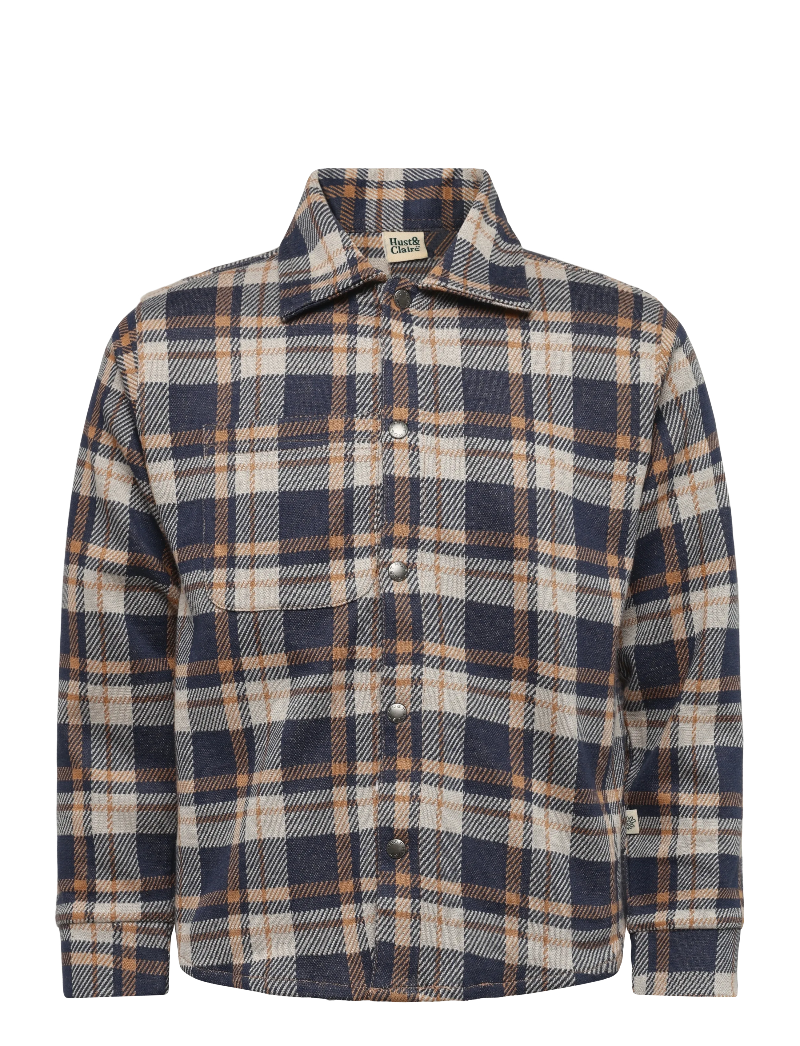 Hust & Claire HCRavn Lumberjack - Pikkade varrukatega särgid - BLUES / navy