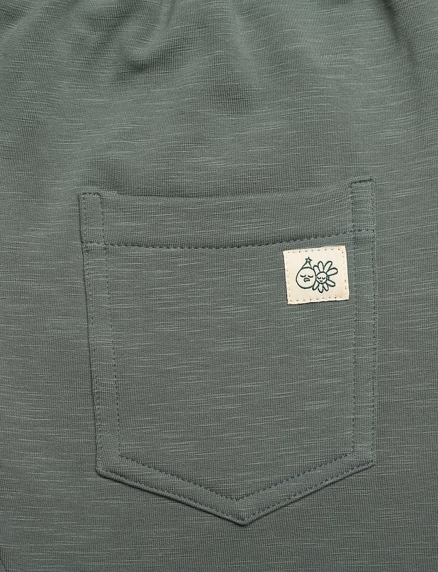 Hust & Claire - HCGeorge Solid Brushed - jogginghosen - balsam green - 4