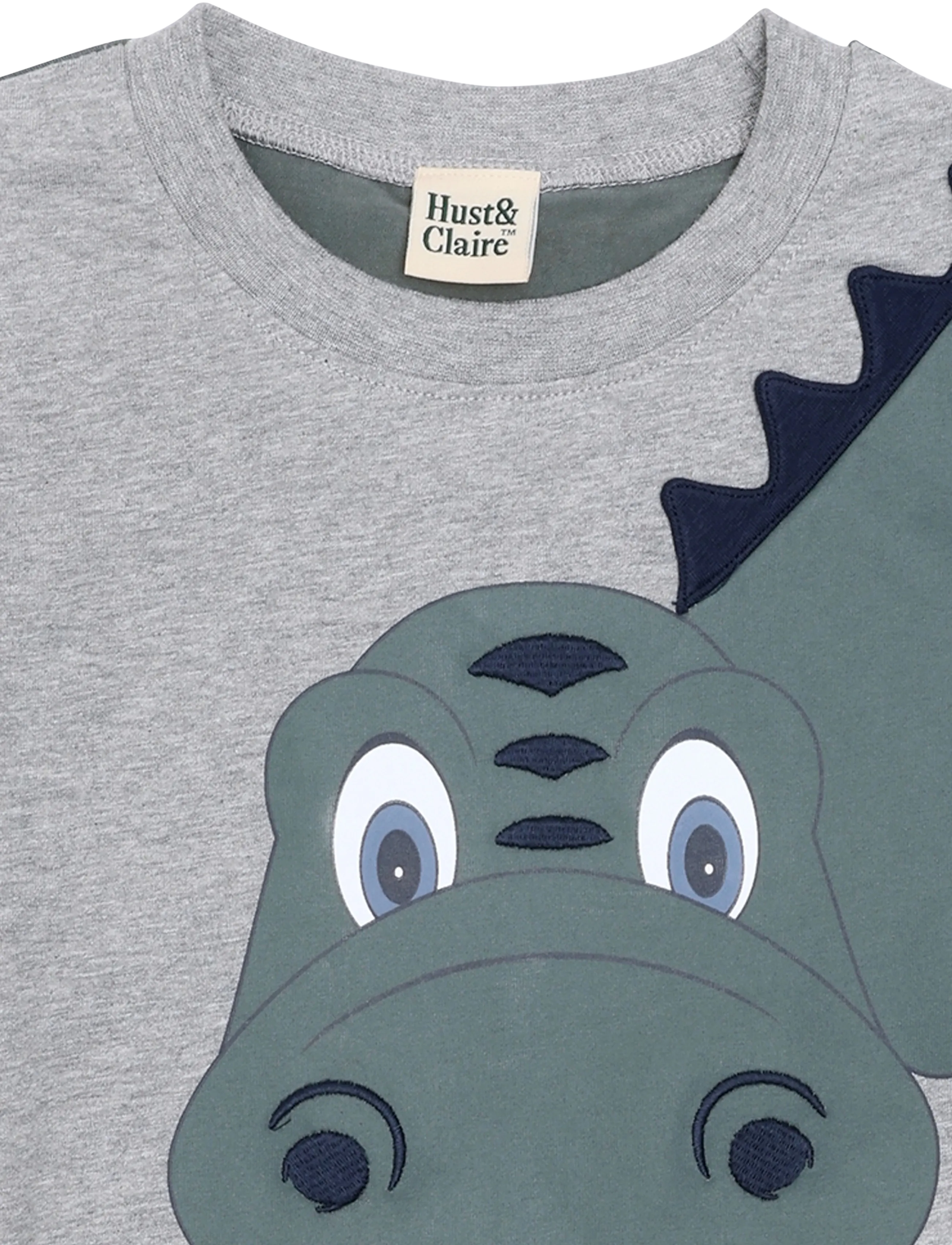 Hust & Claire - HCAnton Dino - langärmelig - grey melange - 2