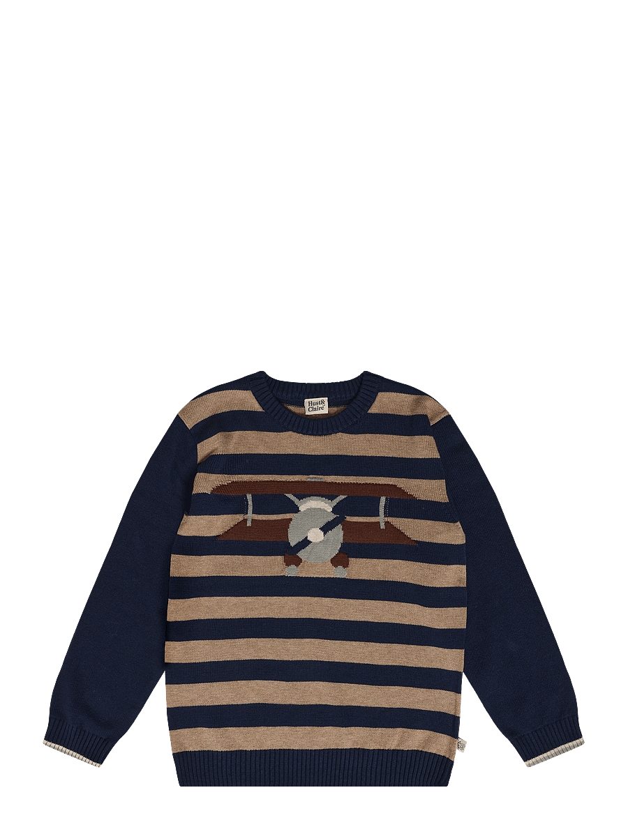 Hust & Claire - HCPelle Aeroplane - pullover - blues - 0