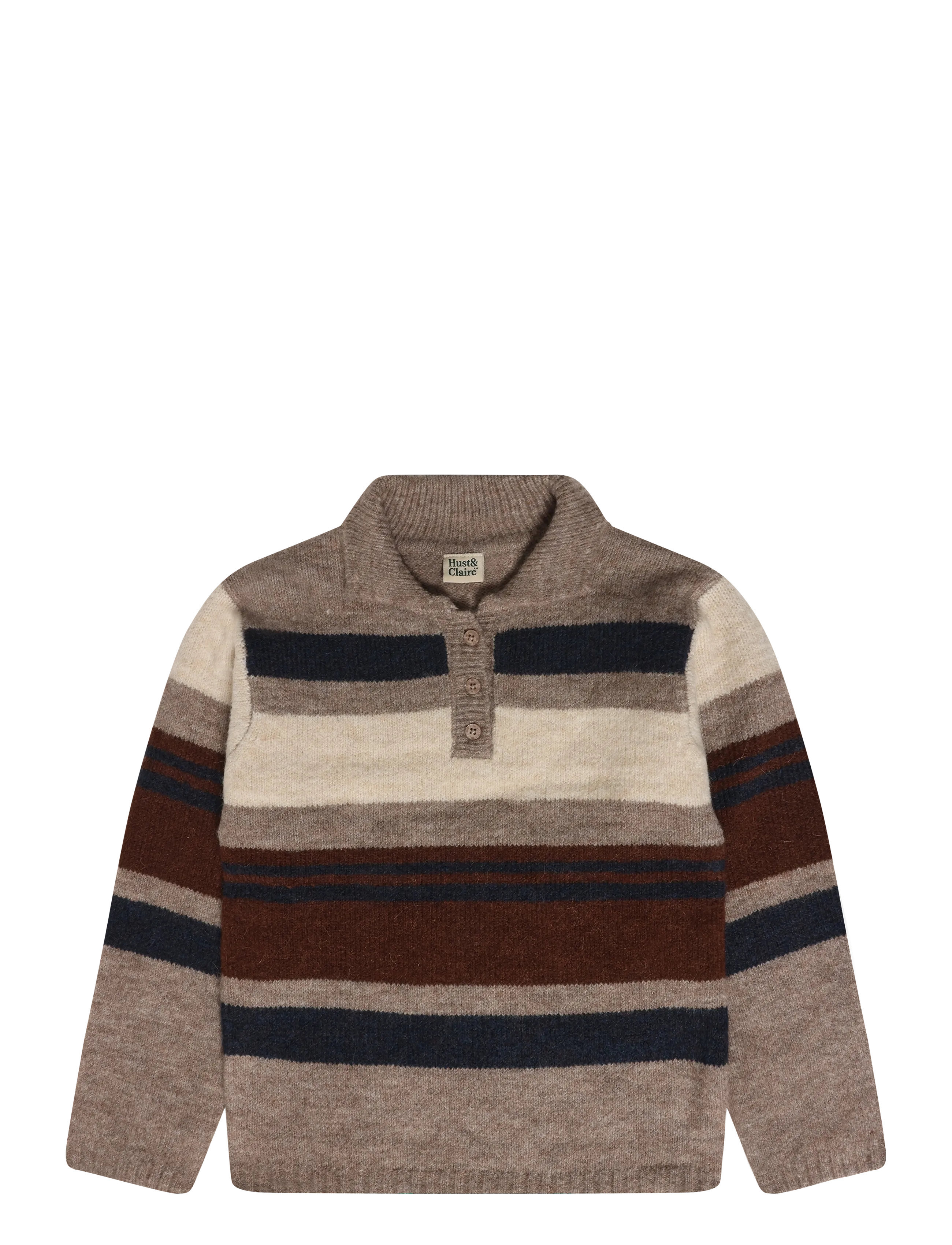 Hust & Claire HCPelle Polo - Pullover - KANGAROO MELANGE / beige
