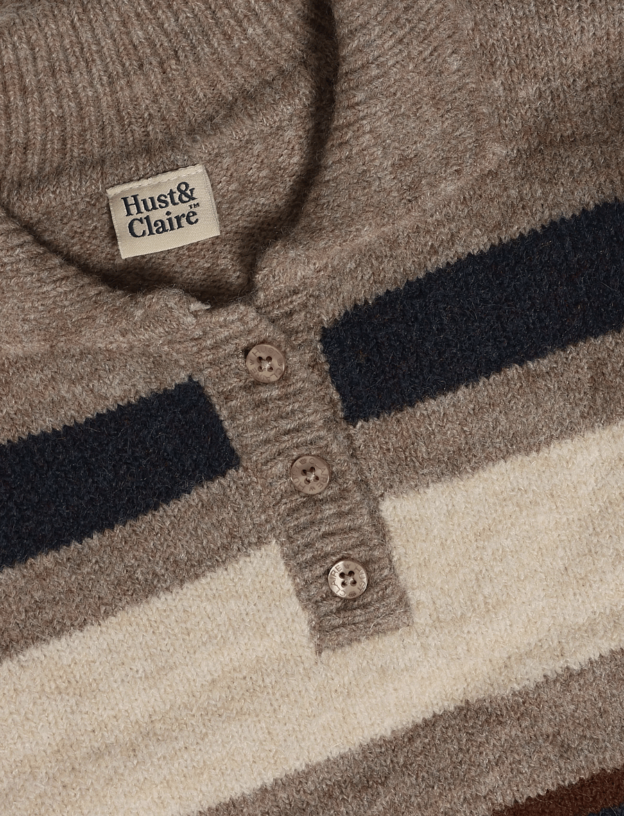Hust & Claire - HCPelle Polo - langärmelig poloshirt - kangaroo melange - 2