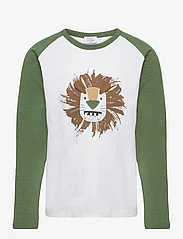 Hust & Claire - Archie - T-shirt - langermede t-skjorter - elm green - 0